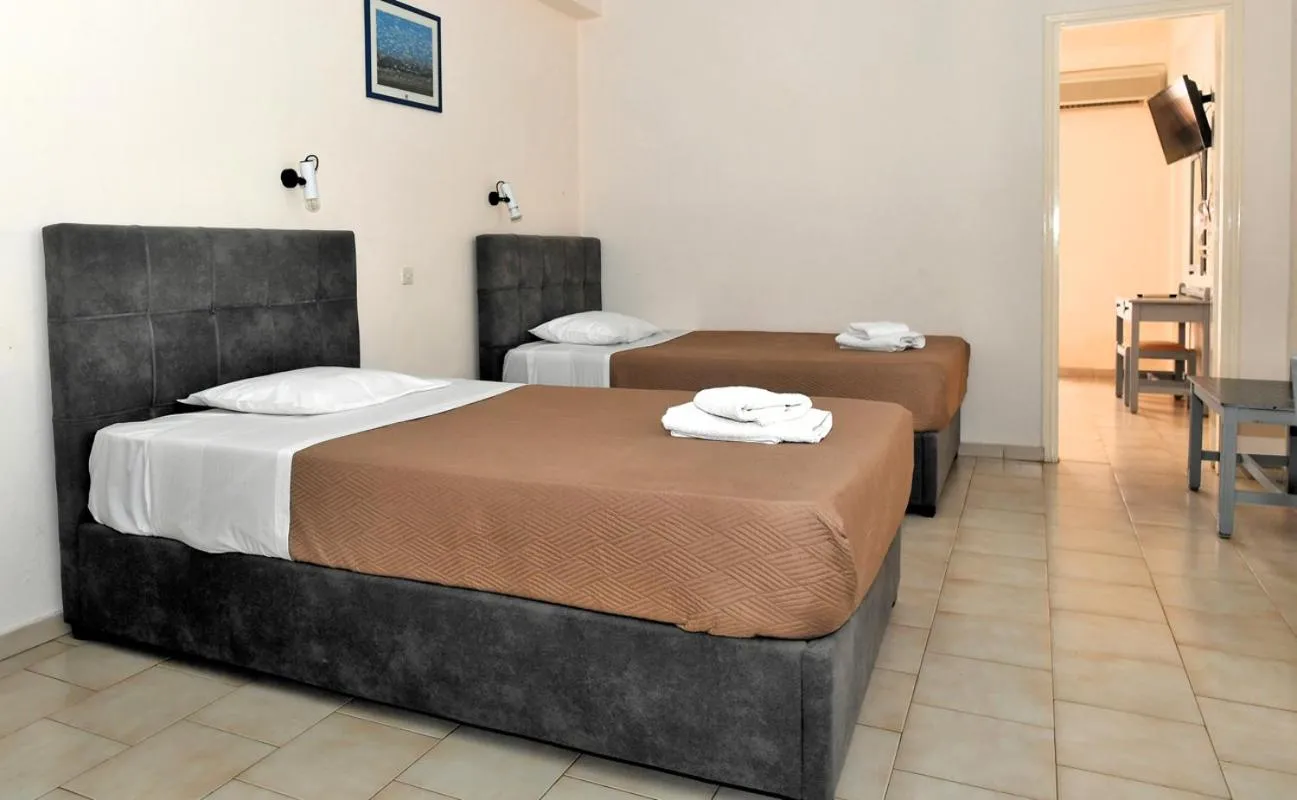 Bed in Vanas Apartments