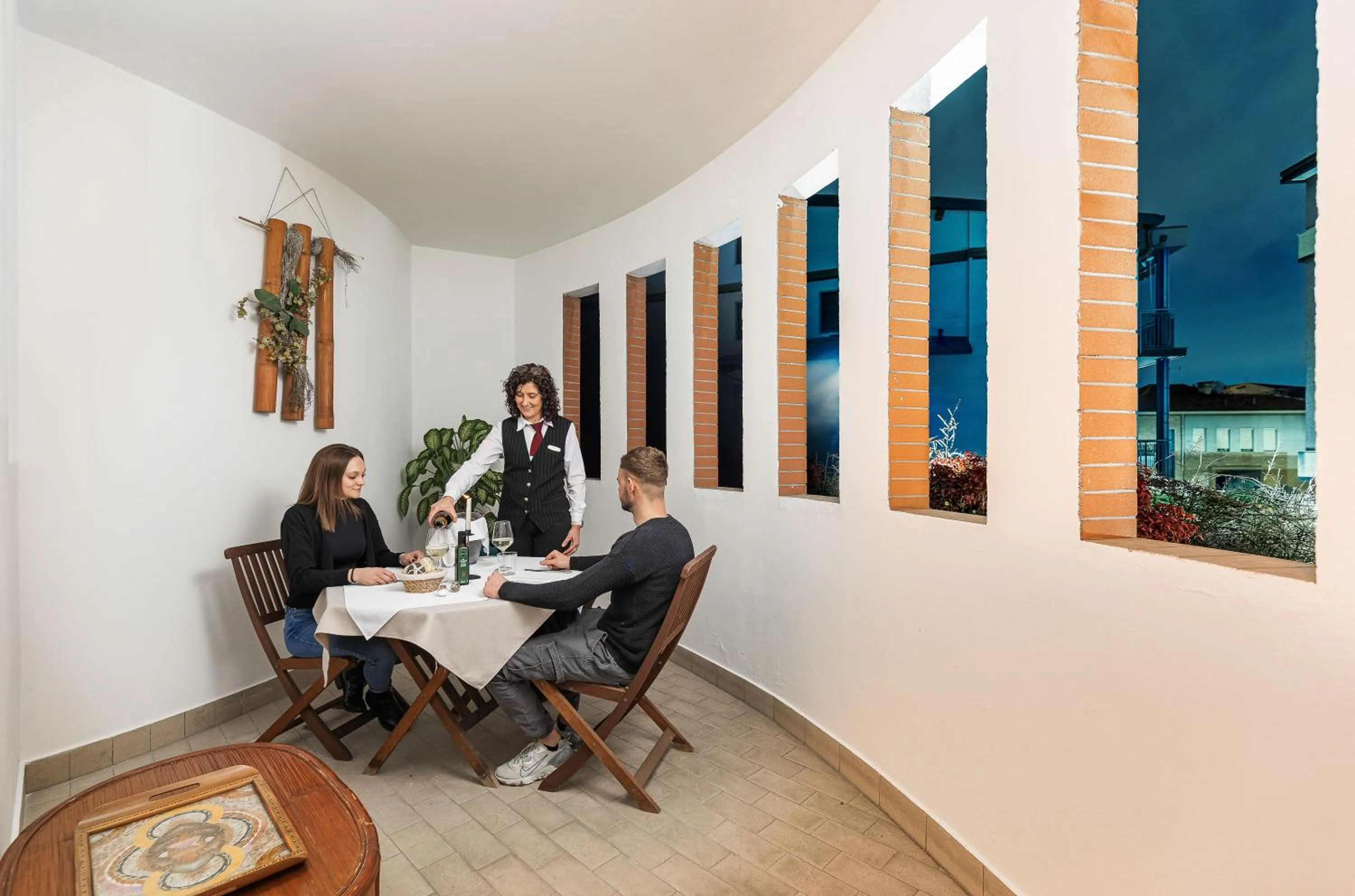 People in Welcome Hotel