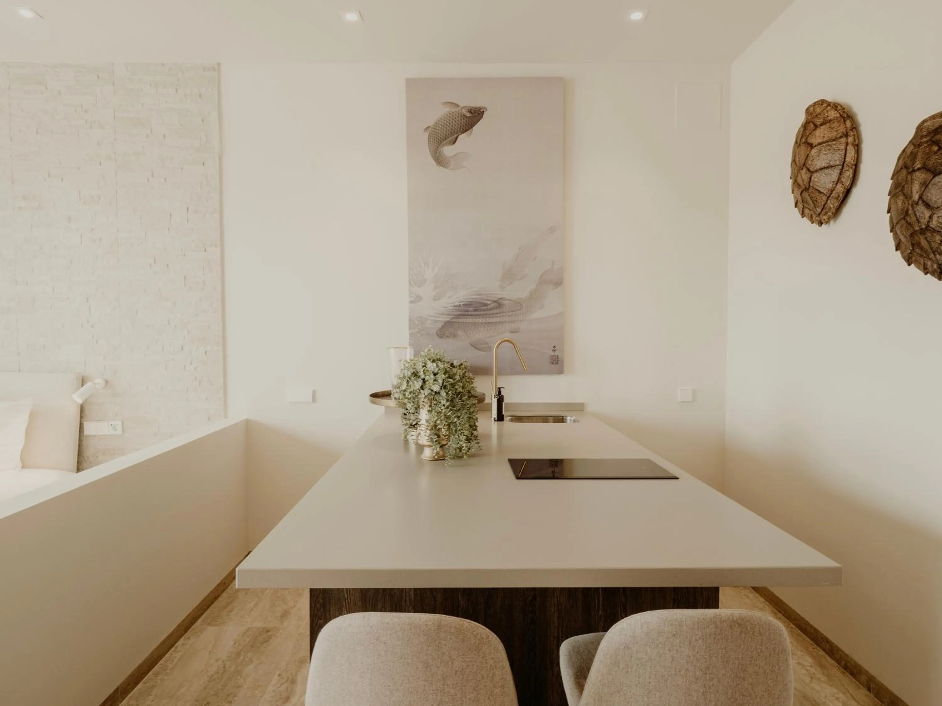 kitchen in Comfy Studios Hotel