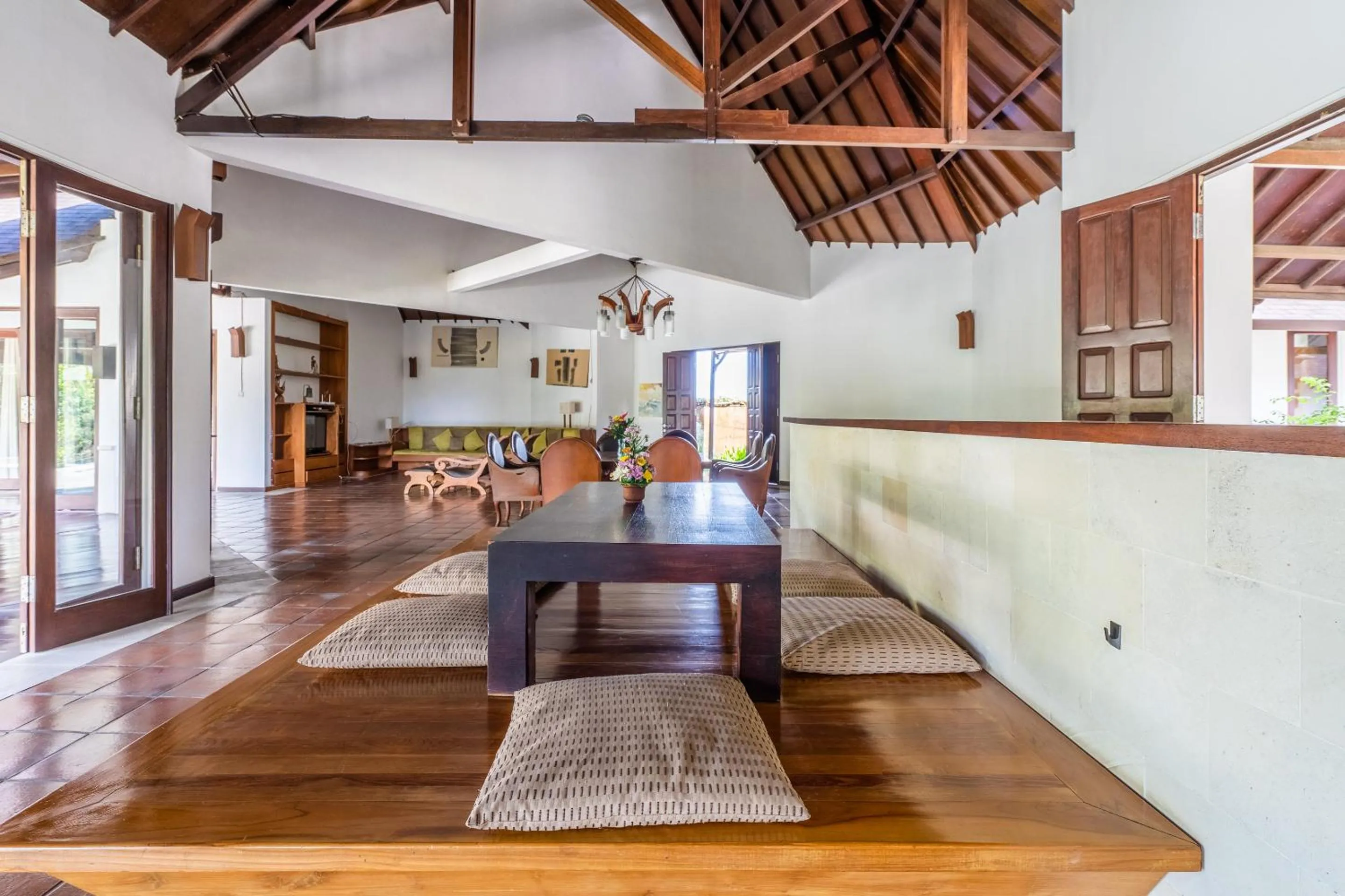 Living room in Tirta Tawar Villa Ubud