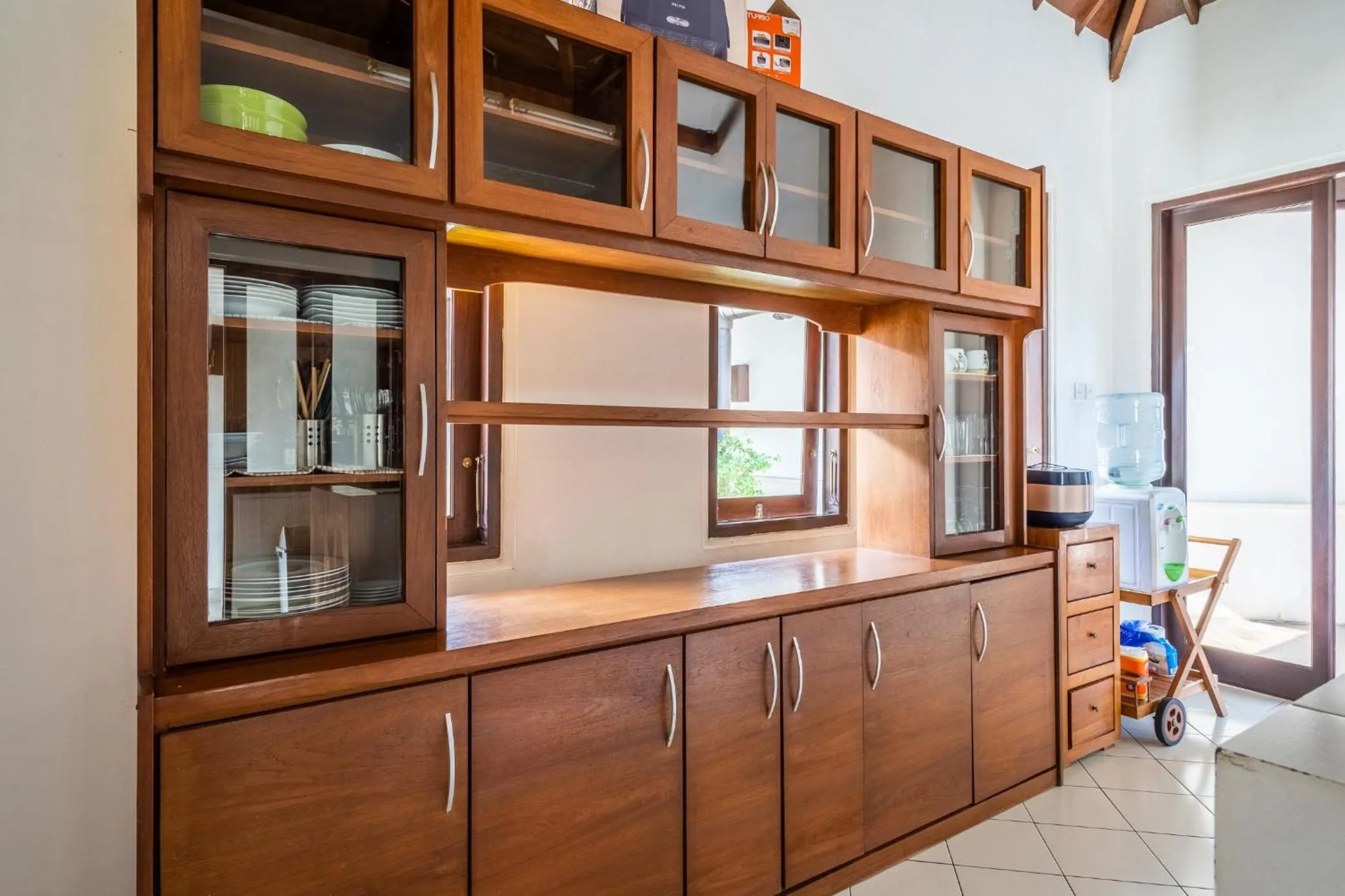 kitchen in Tirta Tawar Villa Ubud