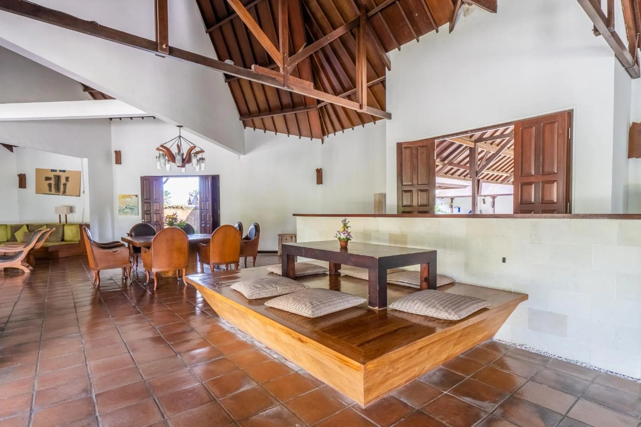 Living room in Tirta Tawar Villa Ubud