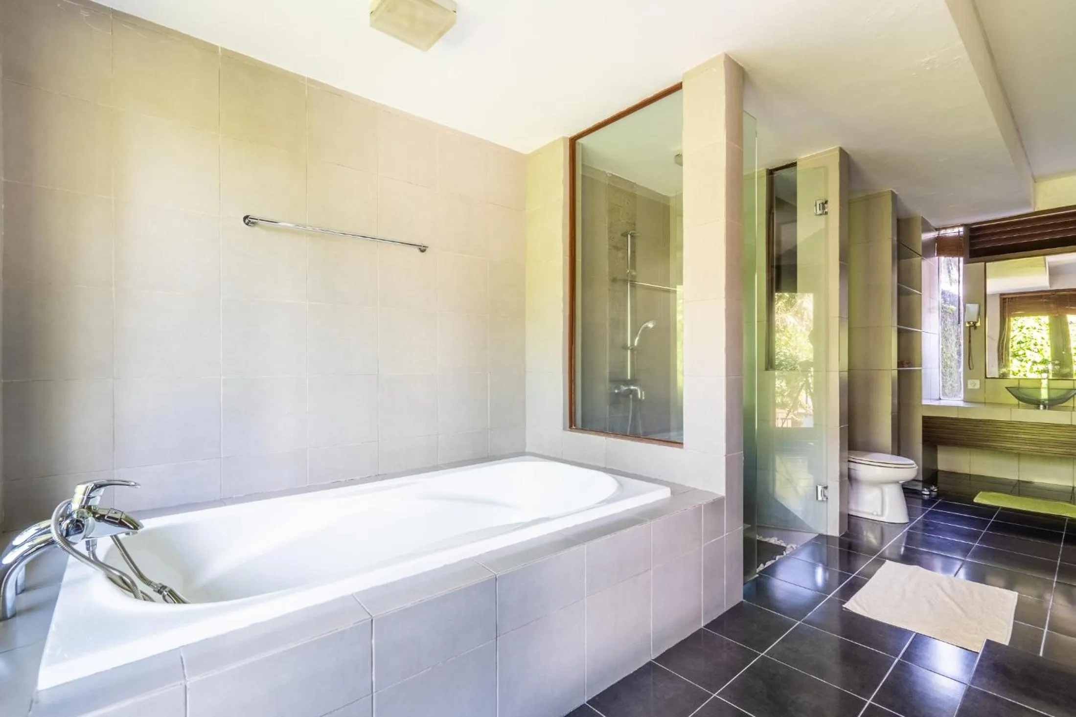 Shower in Tirta Tawar Villa Ubud