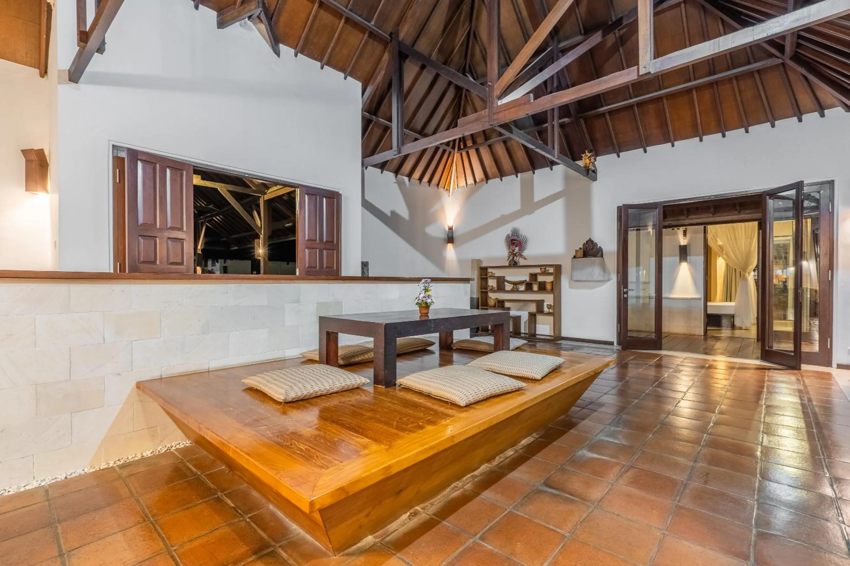 Living room in Tirta Tawar Villa Ubud