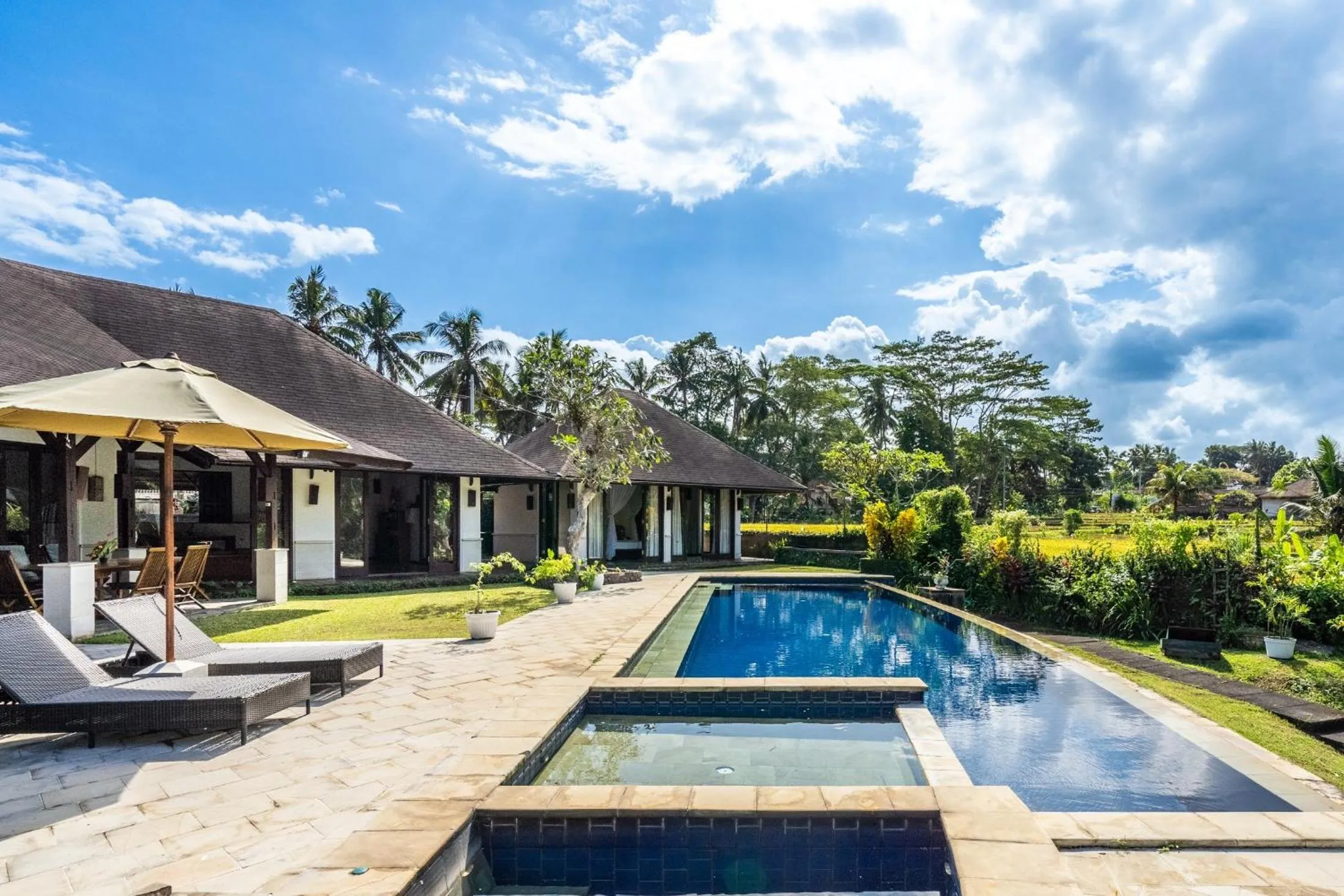 Property building in Tirta Tawar Villa Ubud