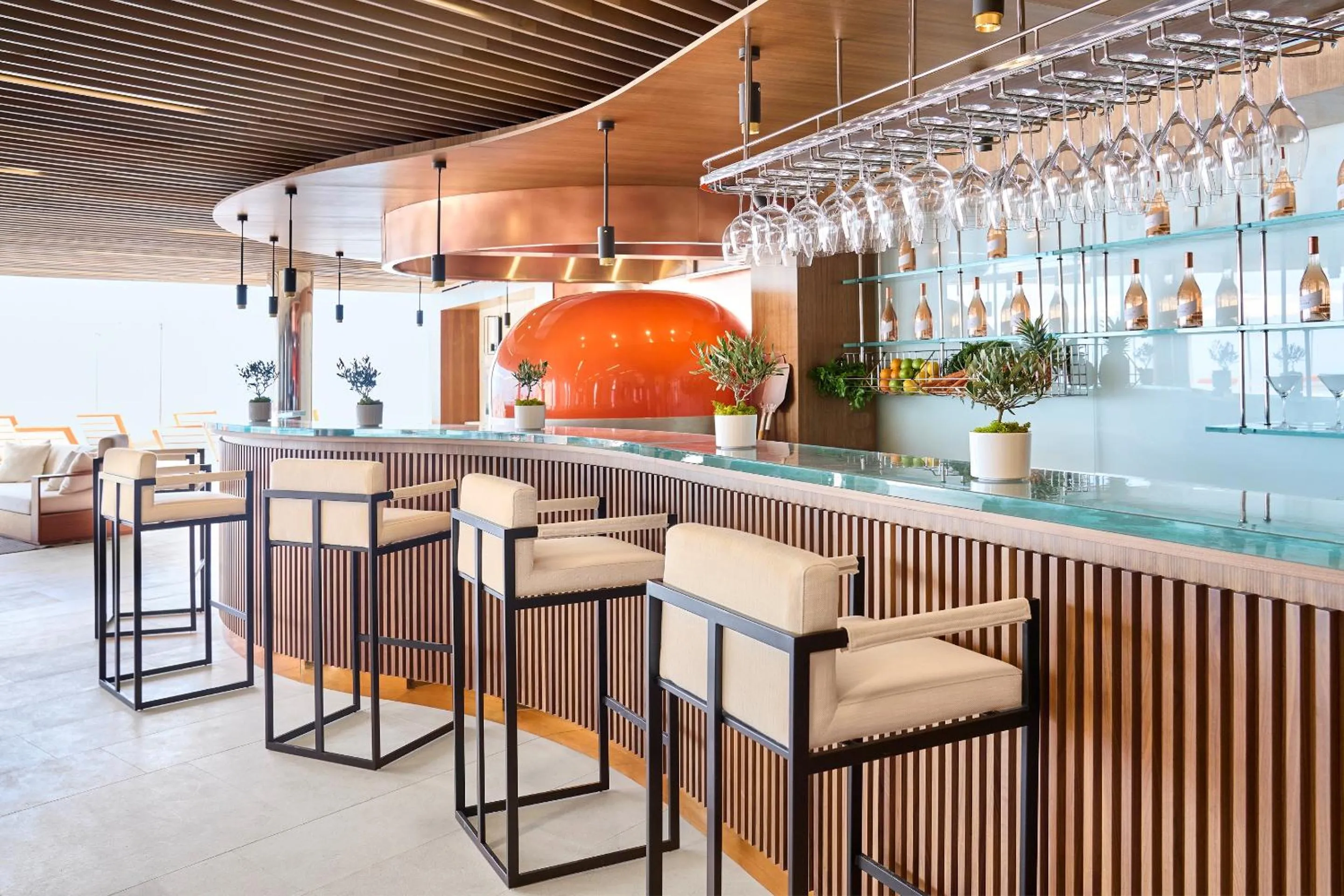 Lounge or bar in The Maybourne Riviera, Maybourne