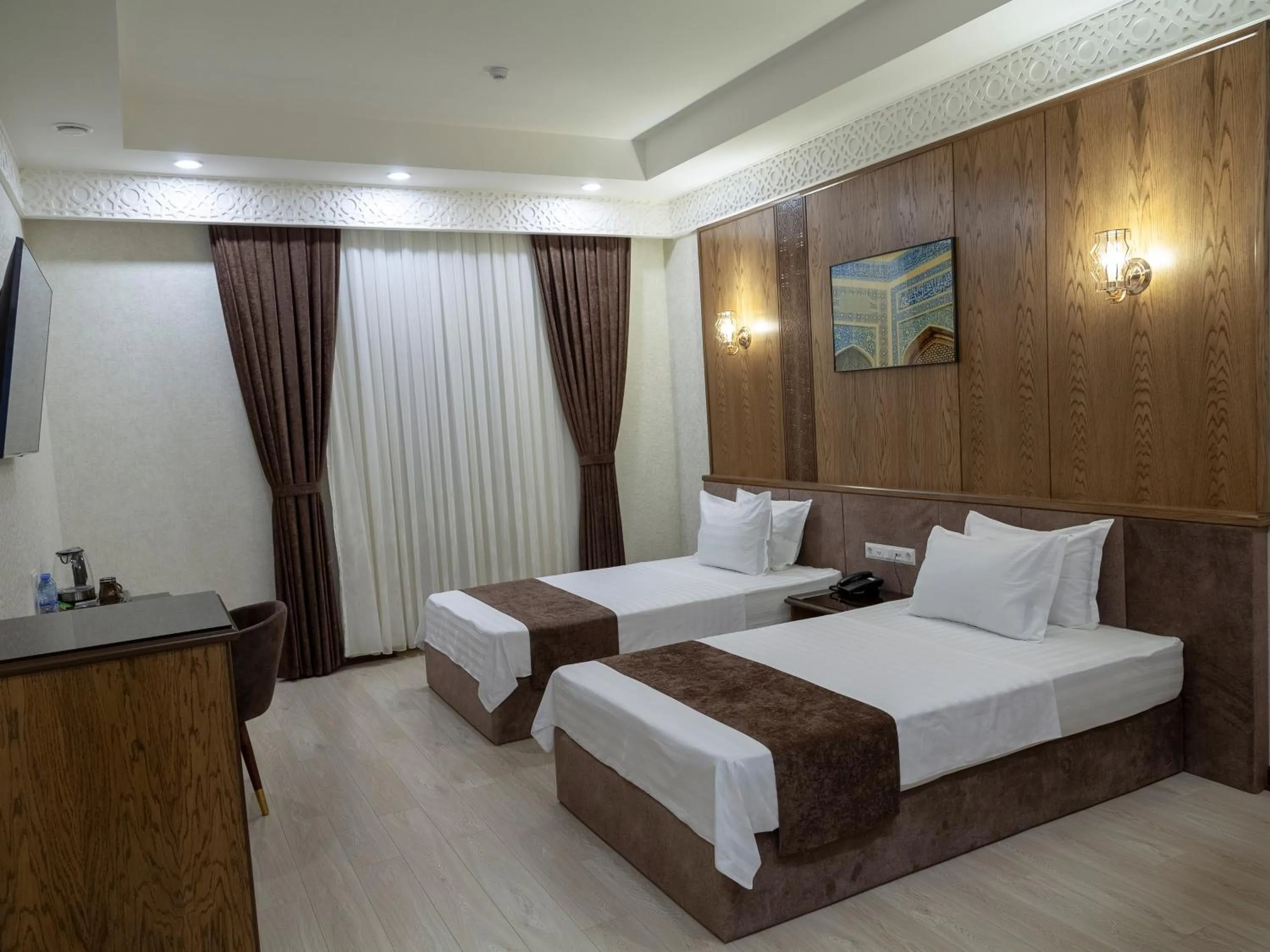 Photo of the whole room, Bed in Paradise Plaza Luxury Hotel