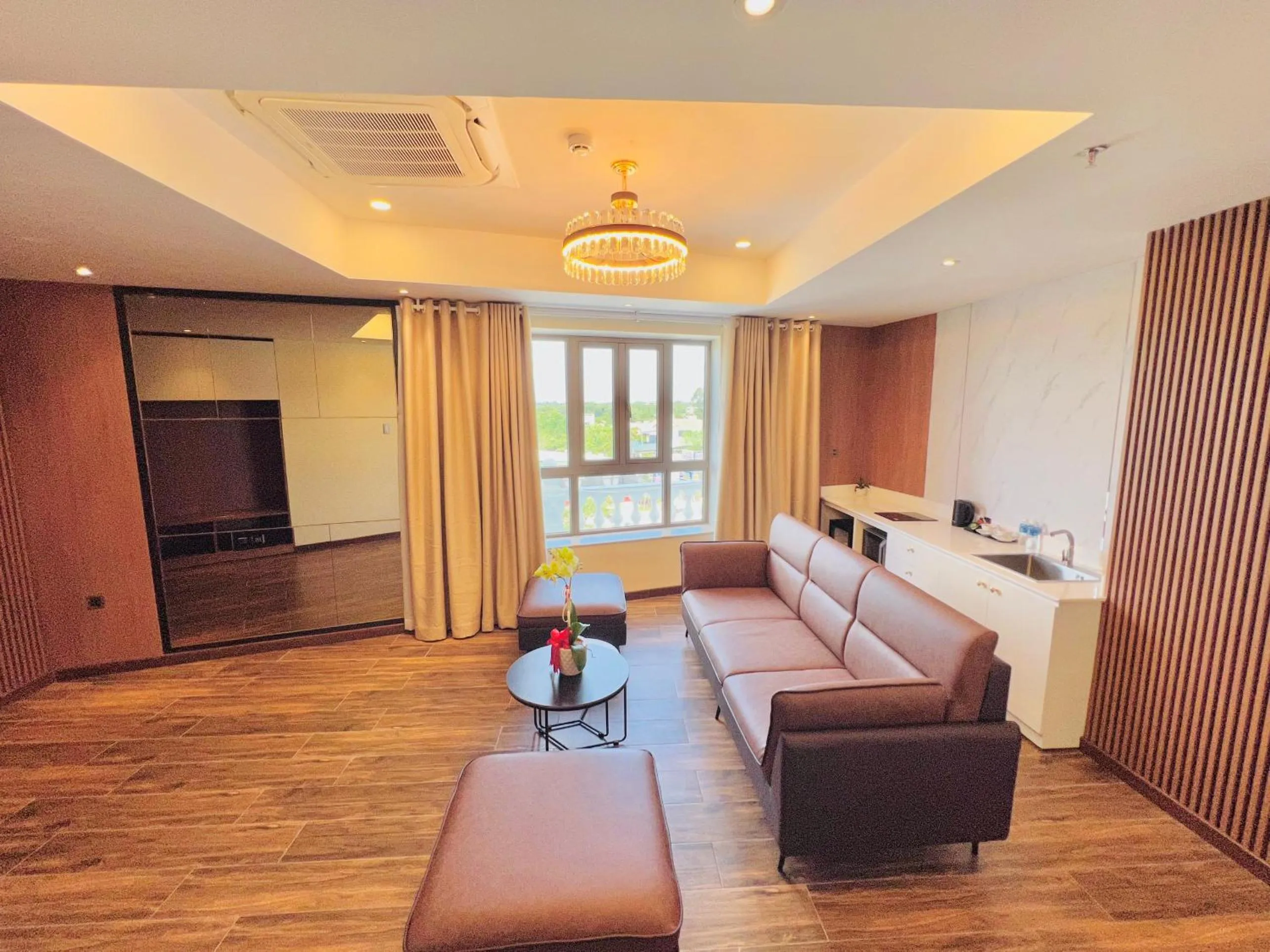 Living room in Mai Vy Hotel Tay Ninh