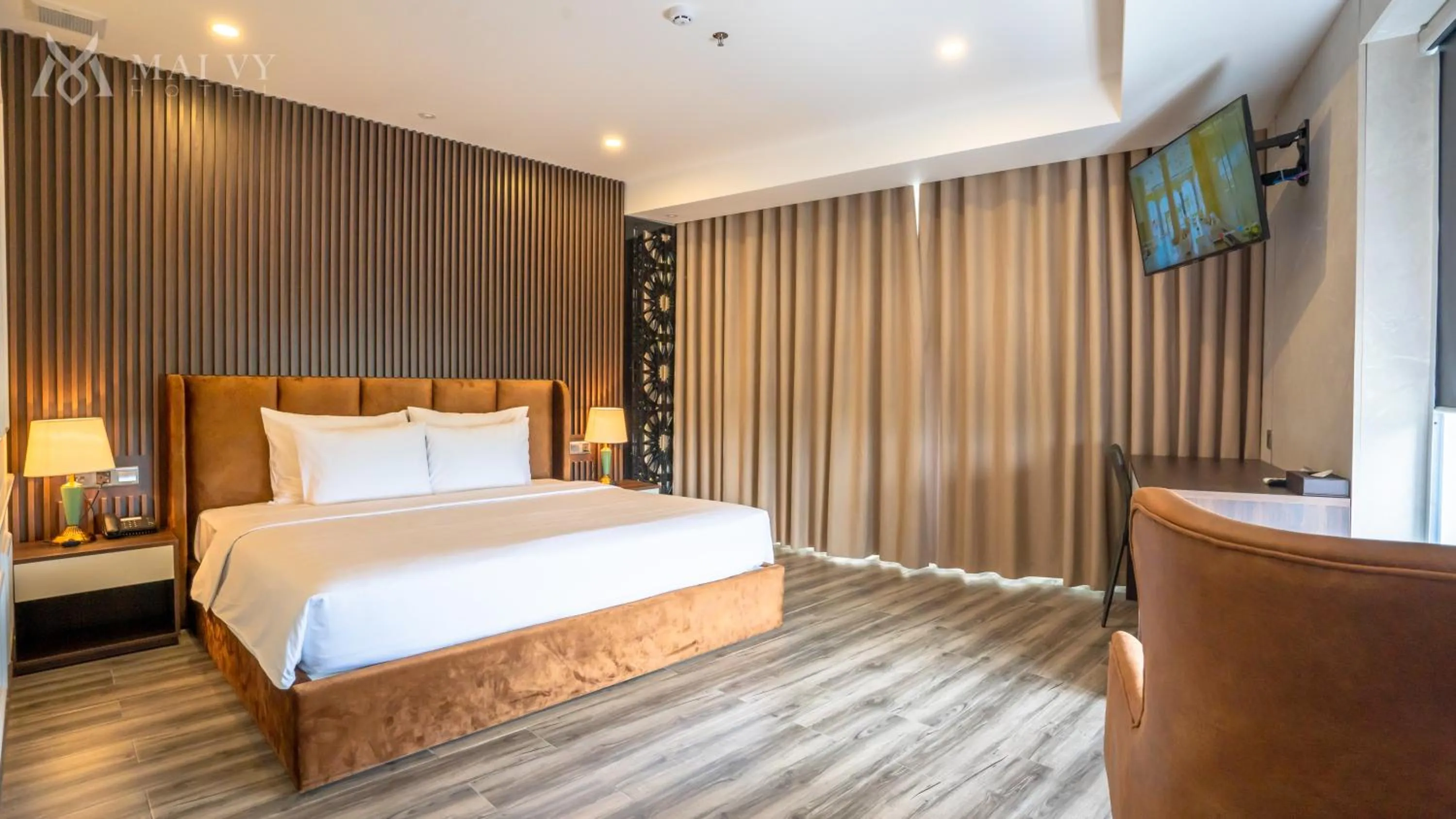 Bed in Mai Vy Hotel Tay Ninh