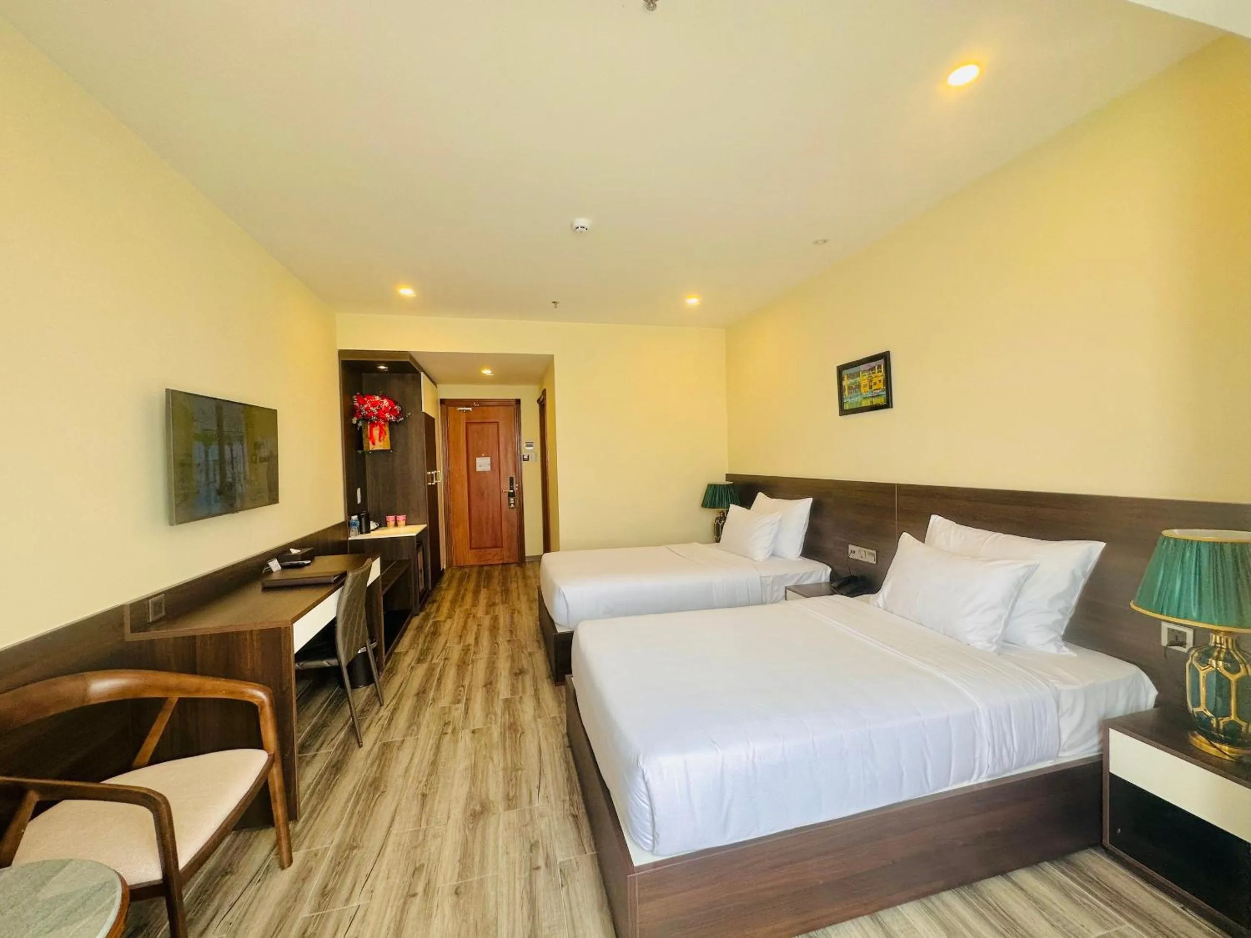 Bed in Mai Vy Hotel Tay Ninh