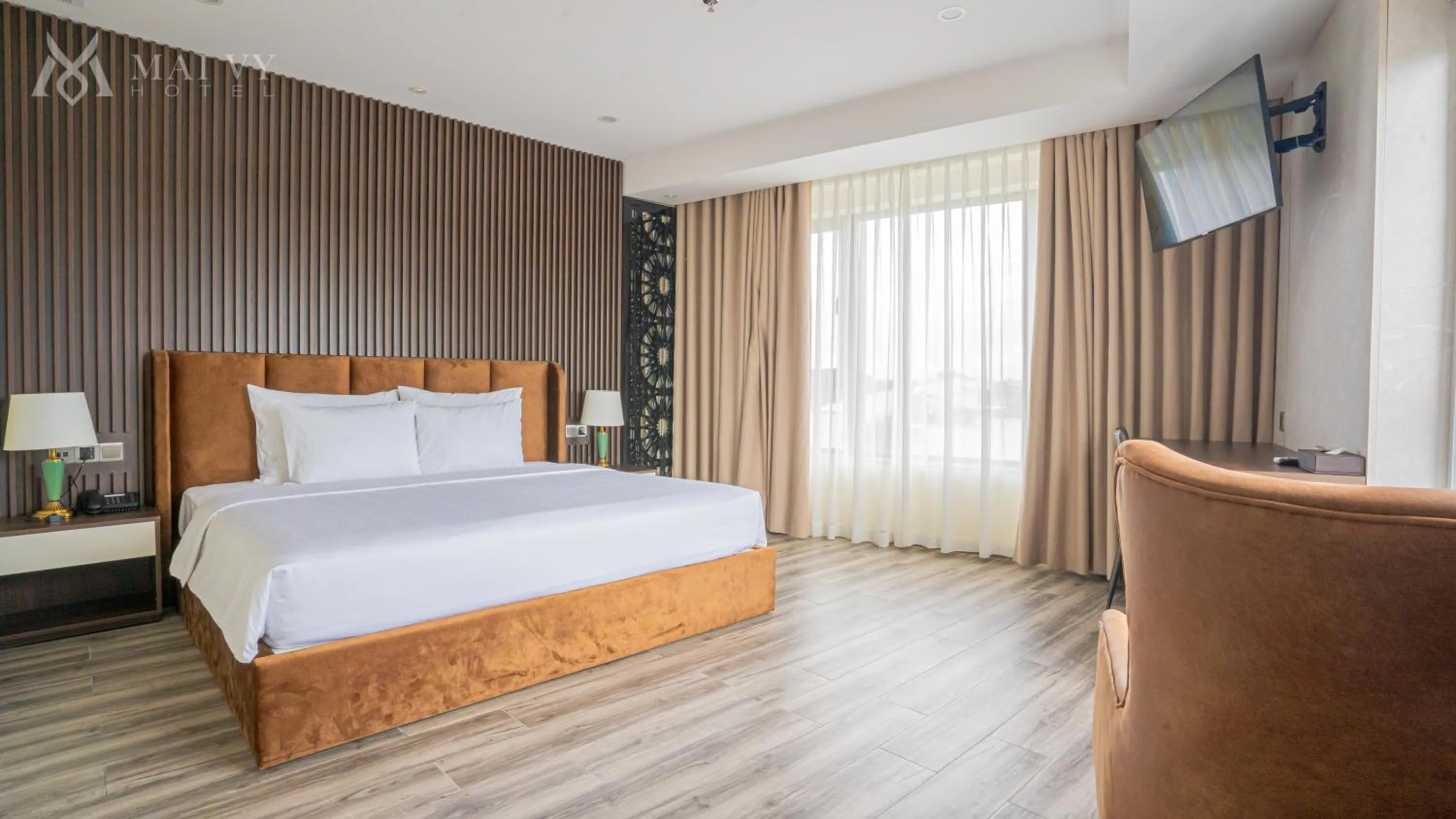 Bed in Mai Vy Hotel Tay Ninh