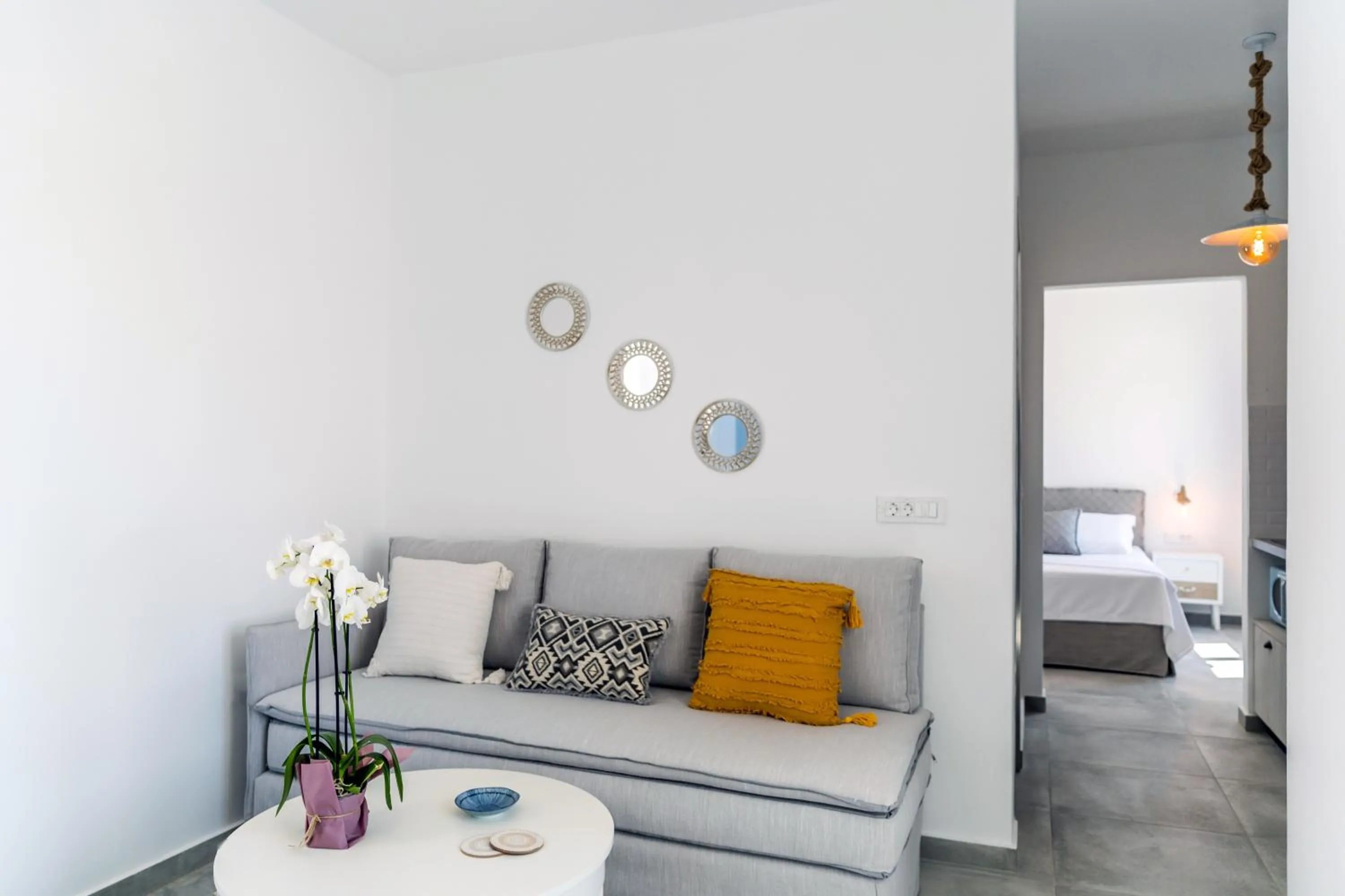 Living room in SantoRossa Luxury Villas