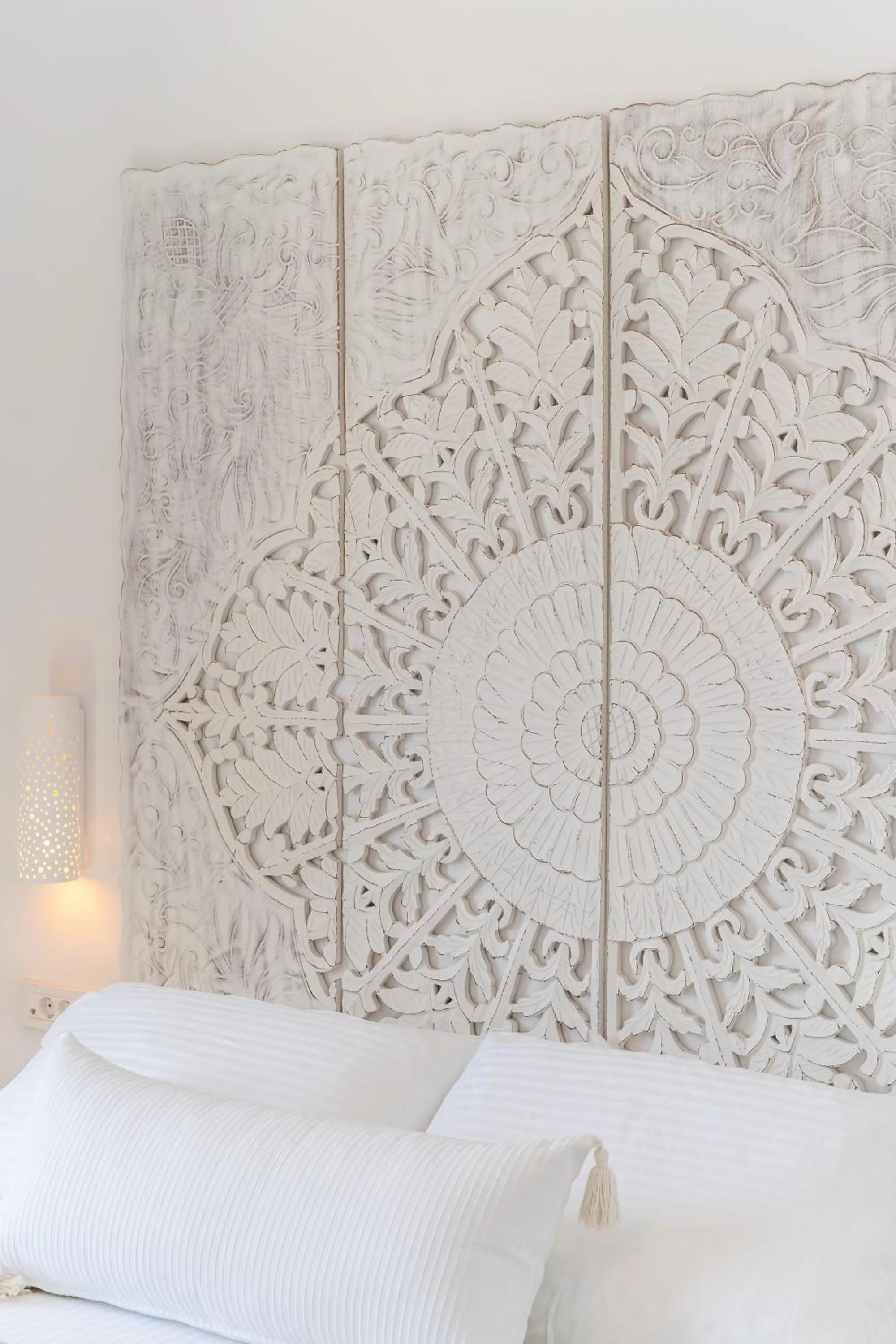 Bed in SantoRossa Luxury Villas