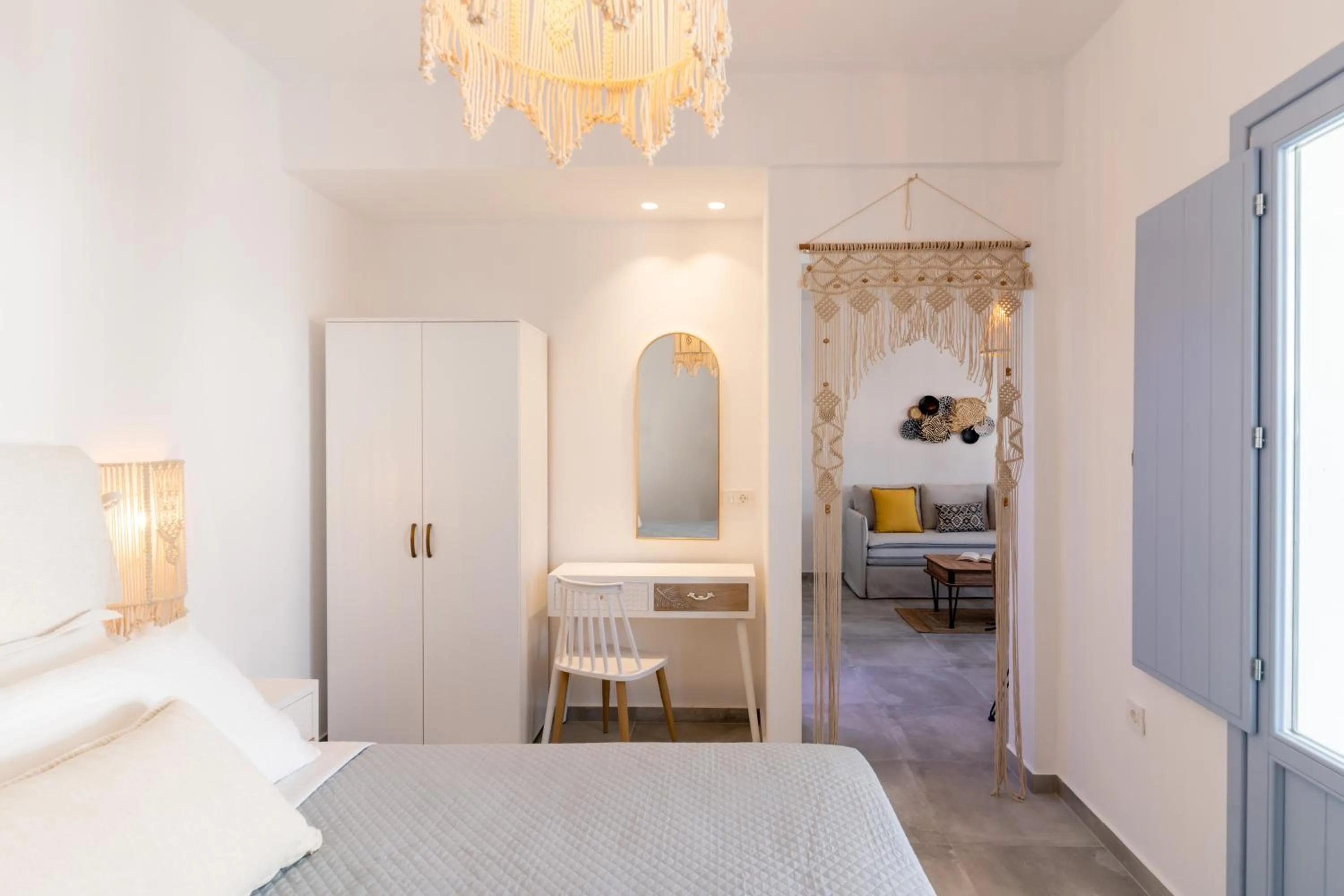 Bed in SantoRossa Luxury Villas