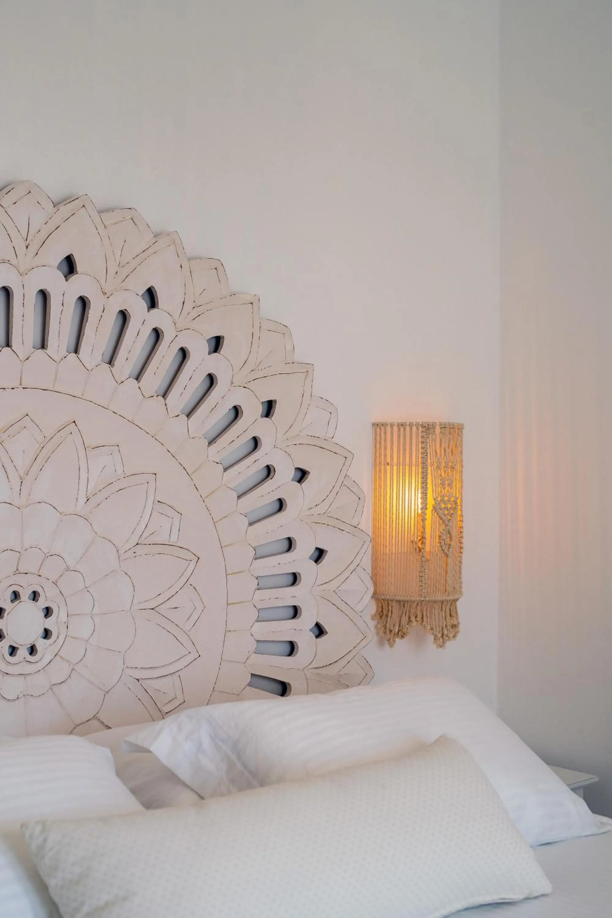 Bed in SantoRossa Luxury Villas