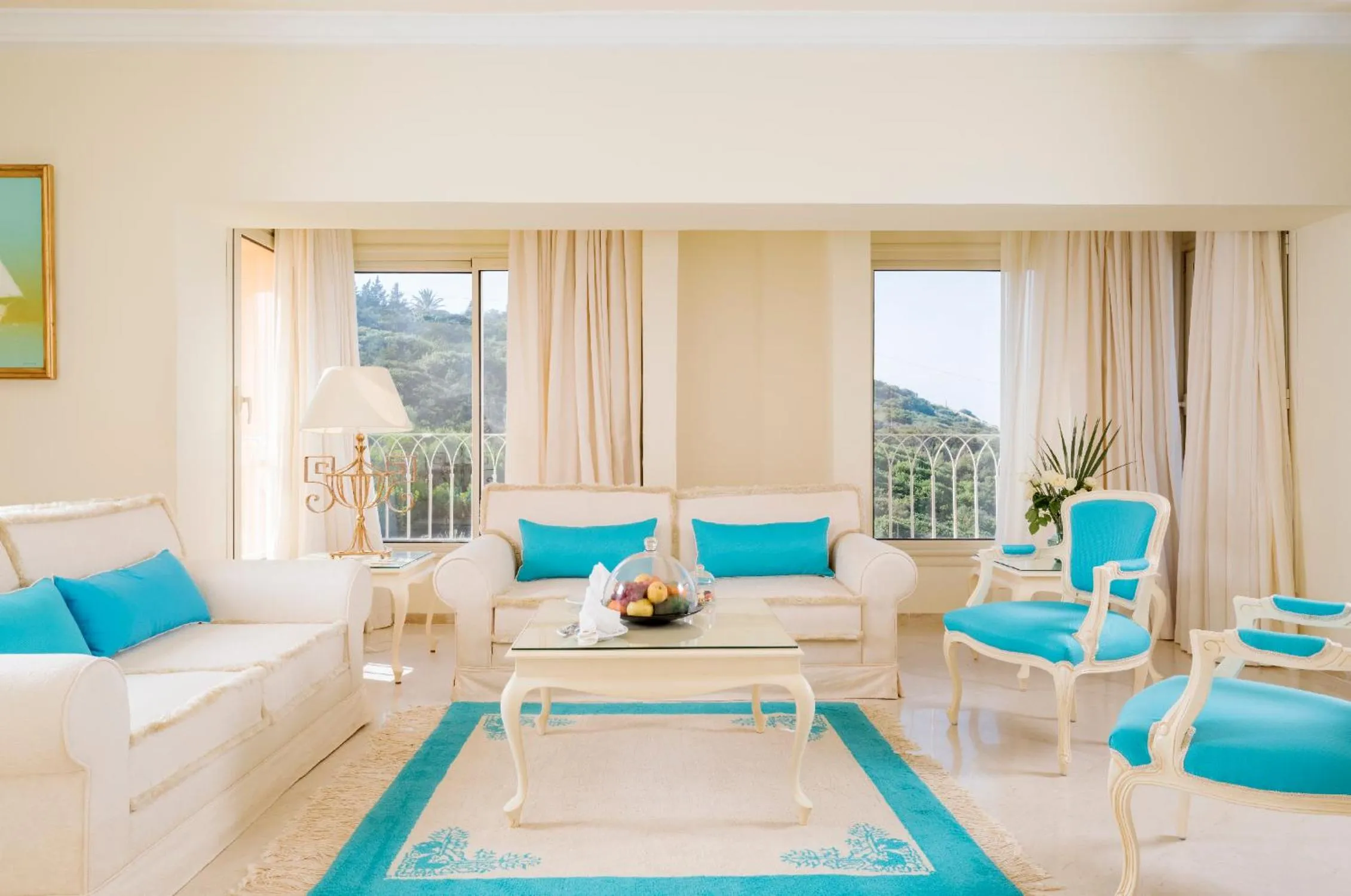 Living room in Royal Tulip Korbous Bay Thalasso & Springs