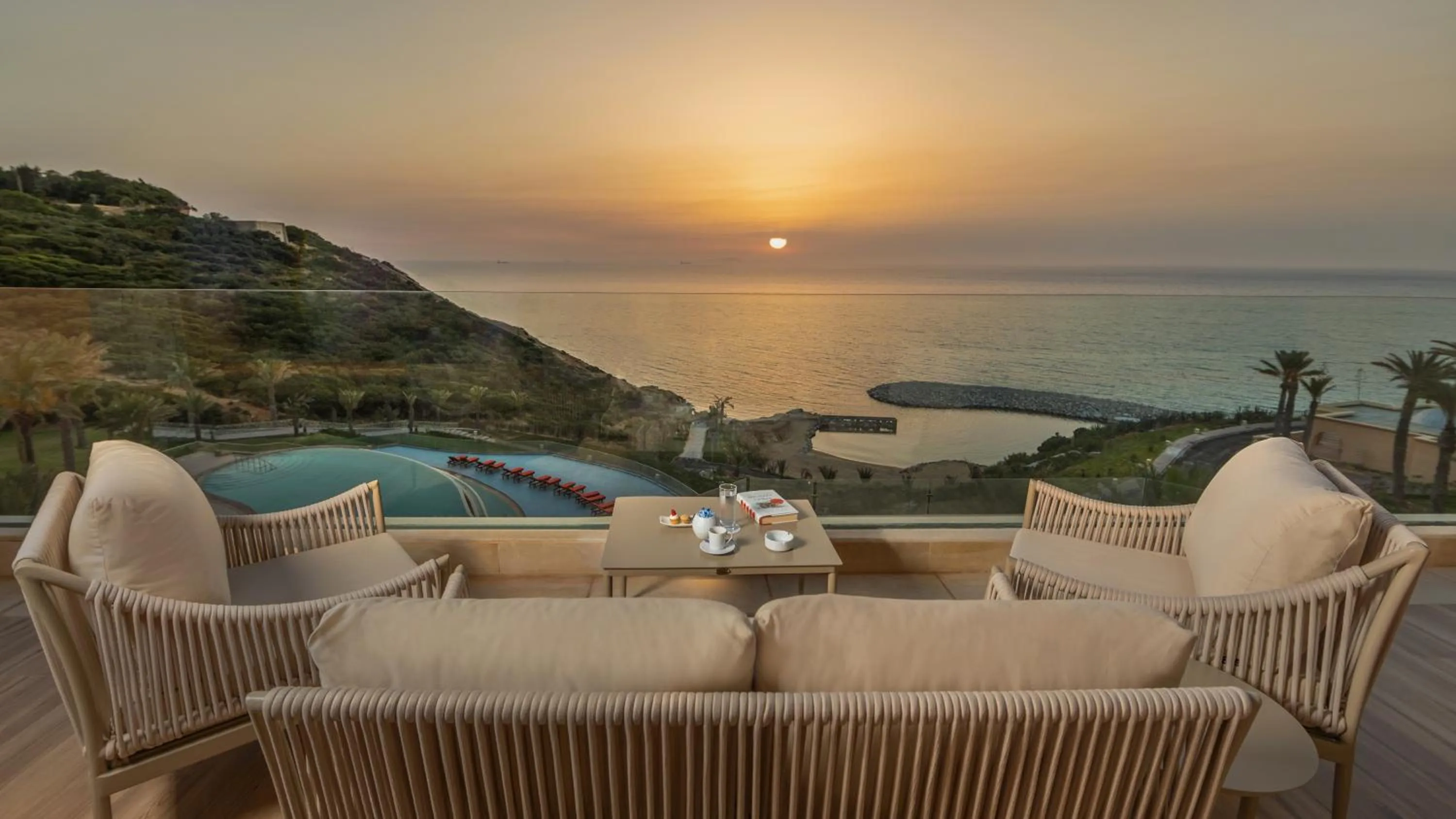 Natural landscape in Royal Tulip Korbous Bay Thalasso & Springs