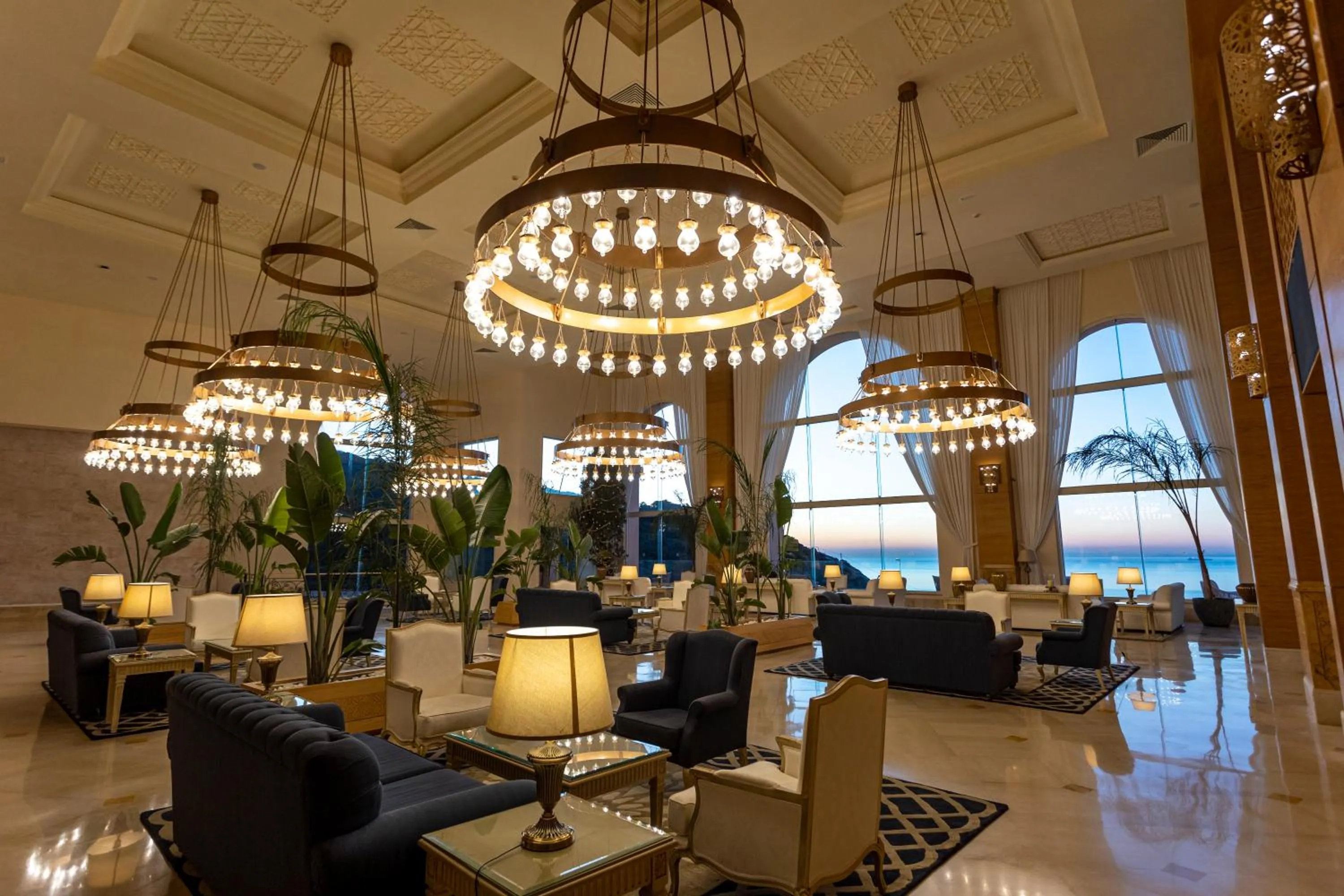 Lobby or reception in Royal Tulip Korbous Bay Thalasso & Springs