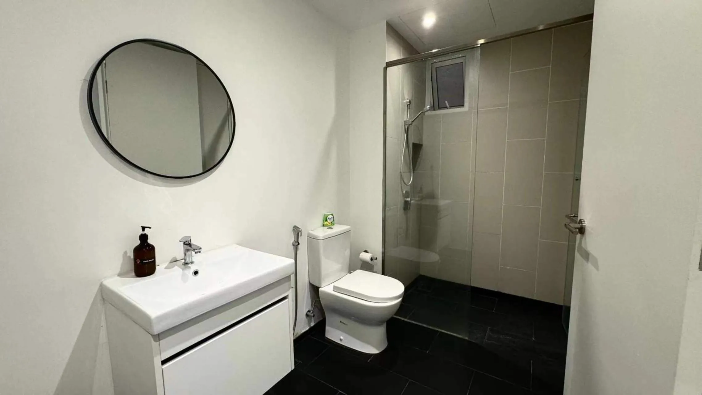 Bathroom in UNA Serviced Apartment by manatidur