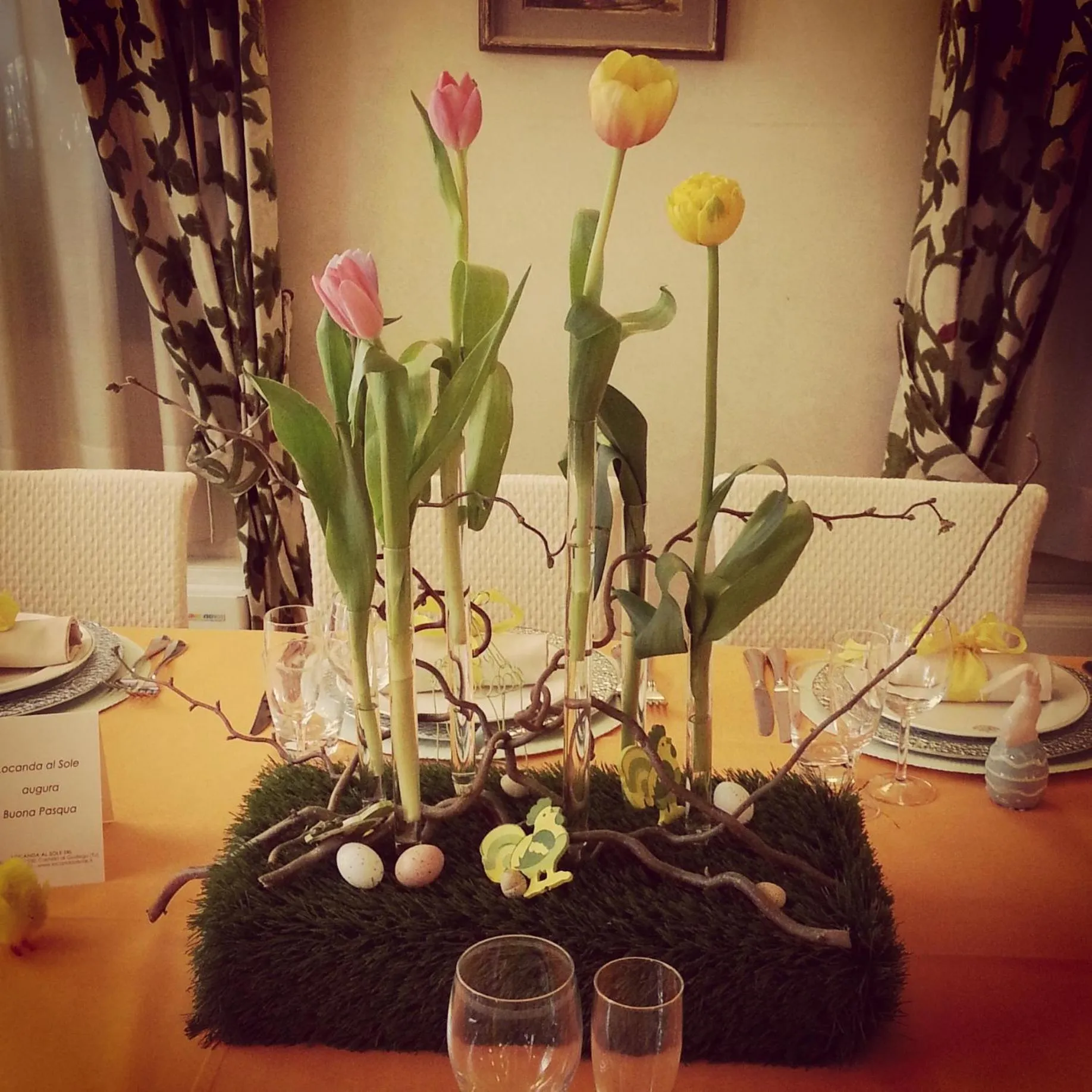 Decorative detail in Hotel Locanda Al Sole