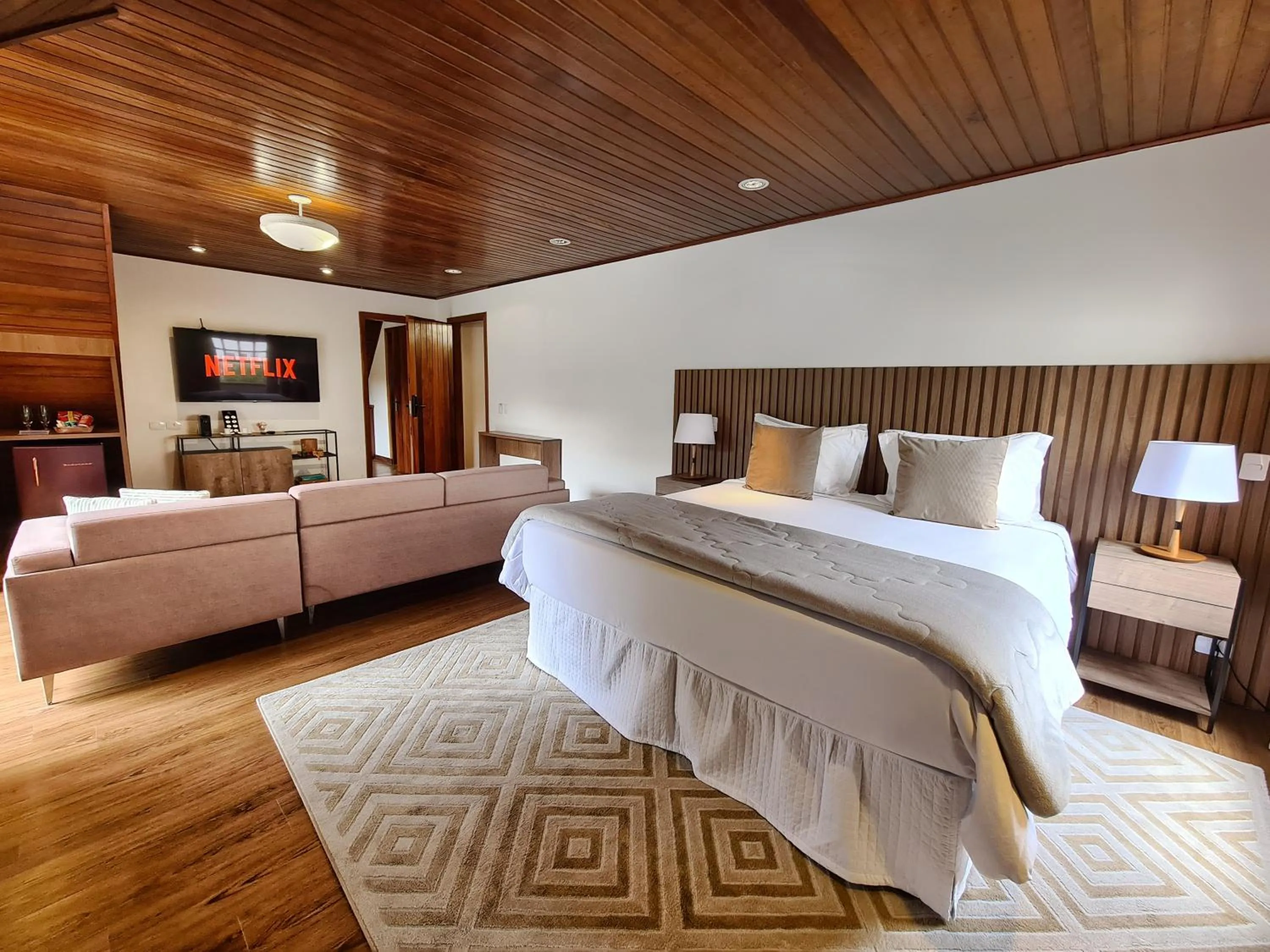 Bed in Casa Três Rios - Campos do Jordão