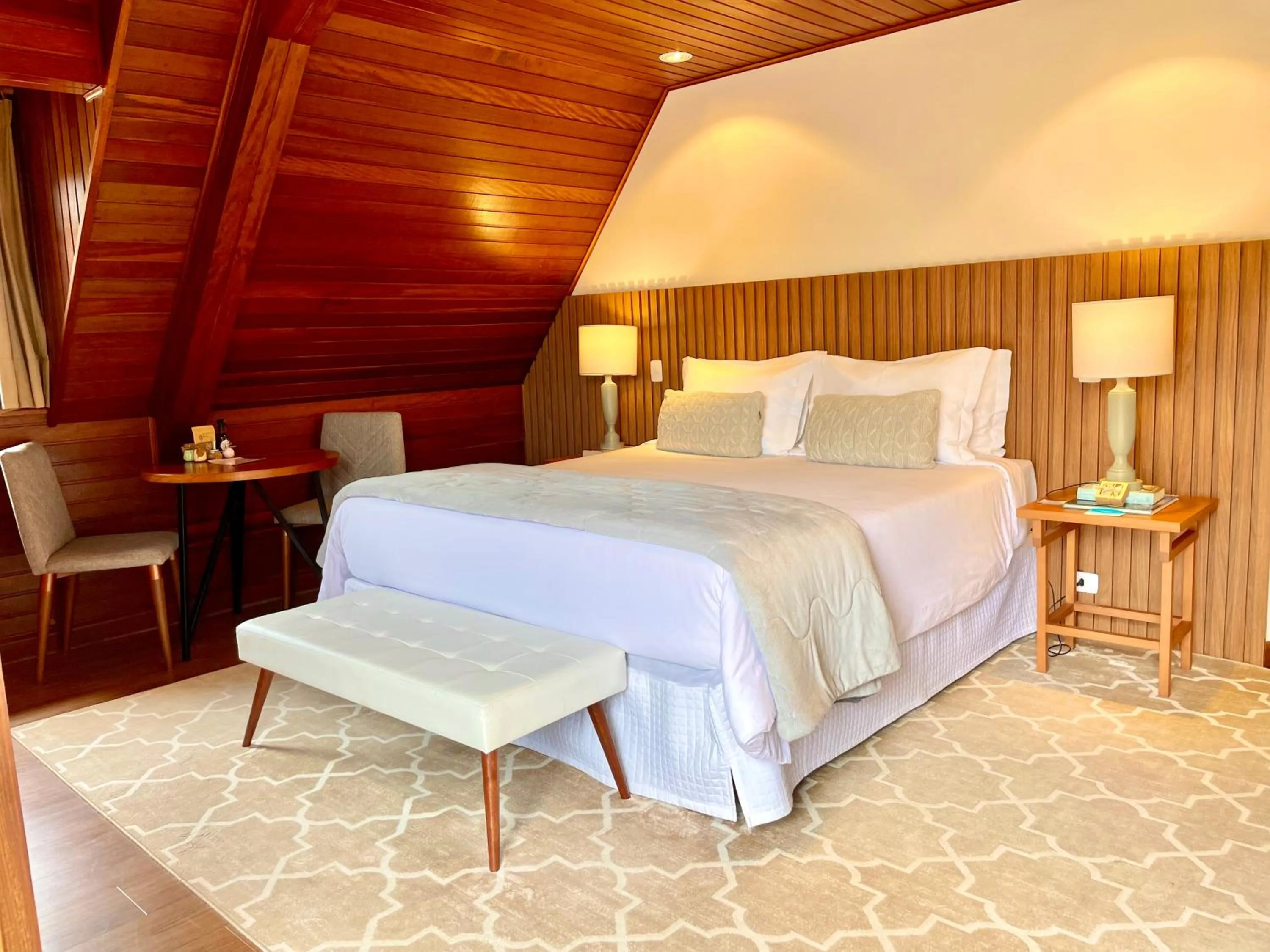 Bed in Casa Três Rios - Campos do Jordão