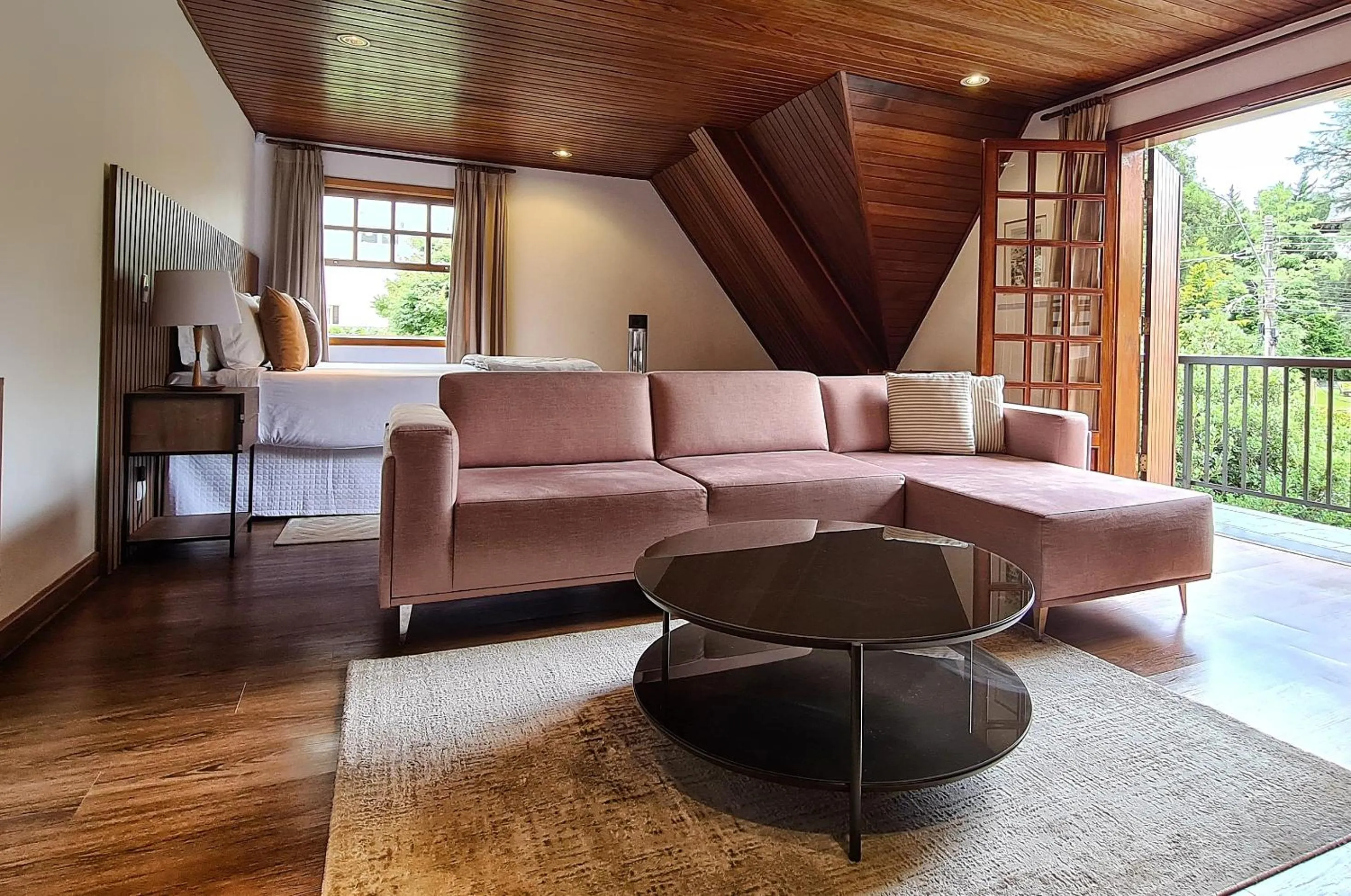 Balcony/Terrace in Casa Três Rios - Campos do Jordão