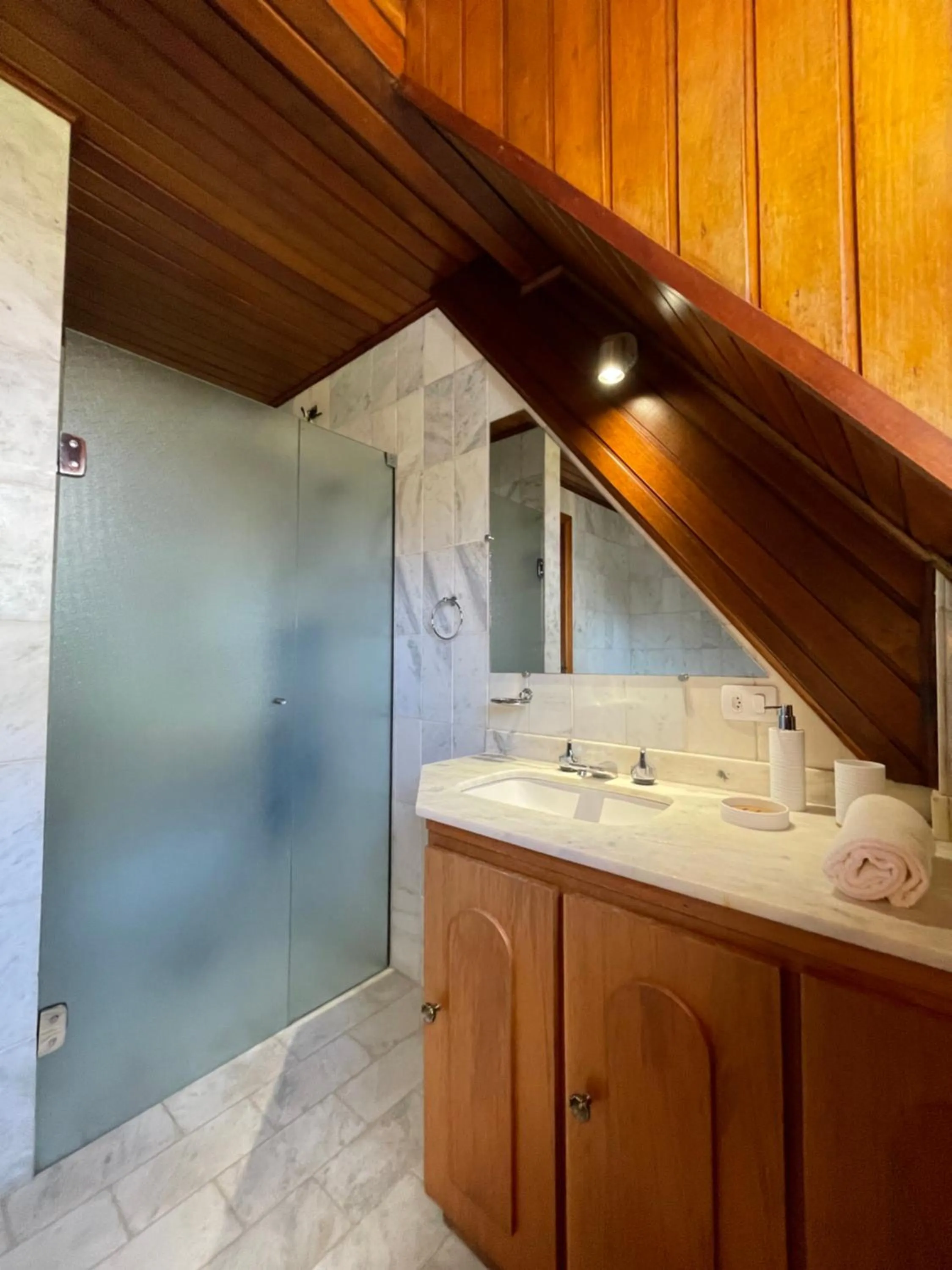 Bathroom in Casa Três Rios - Campos do Jordão