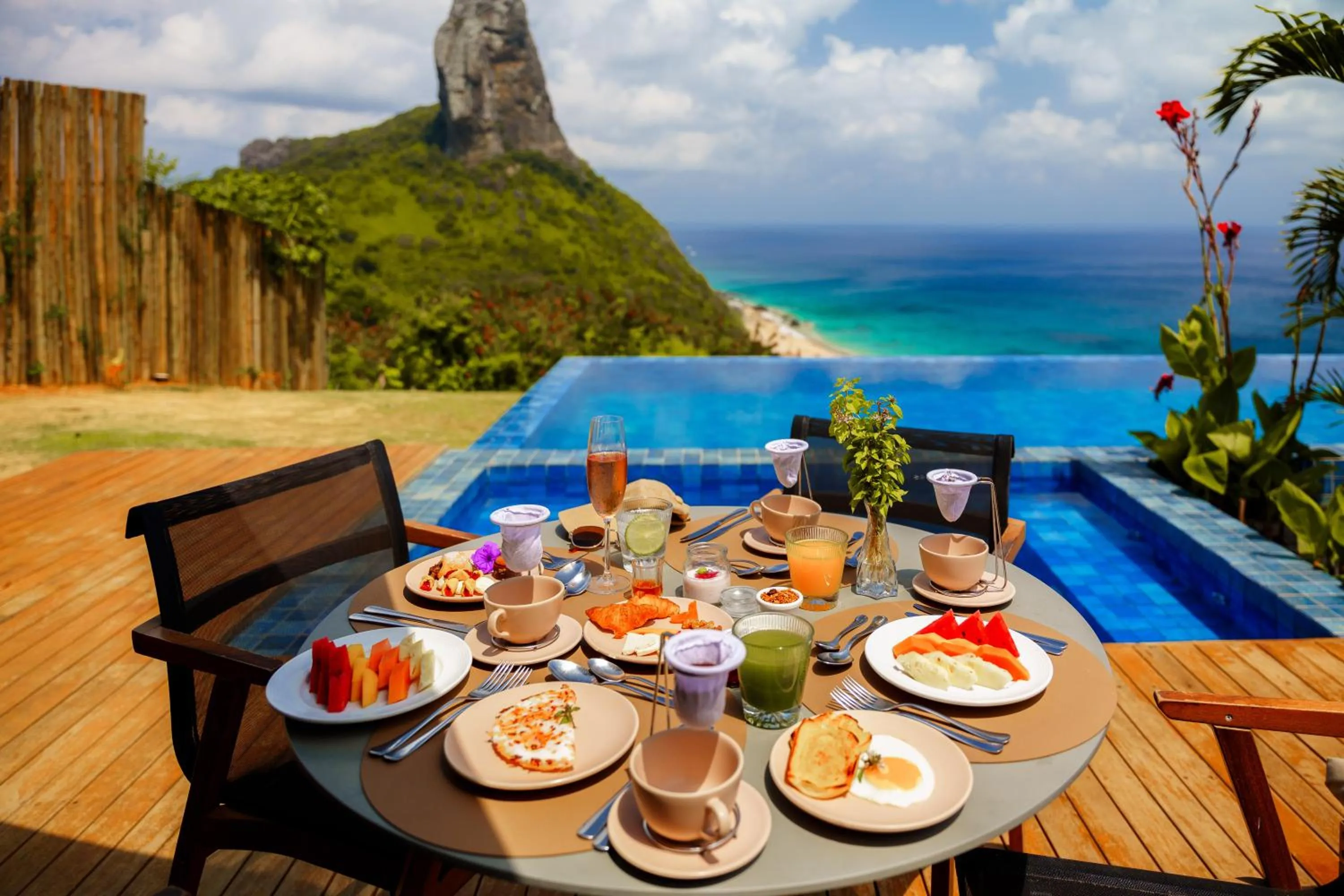 Breakfast in Pousada Ecológica Akanã