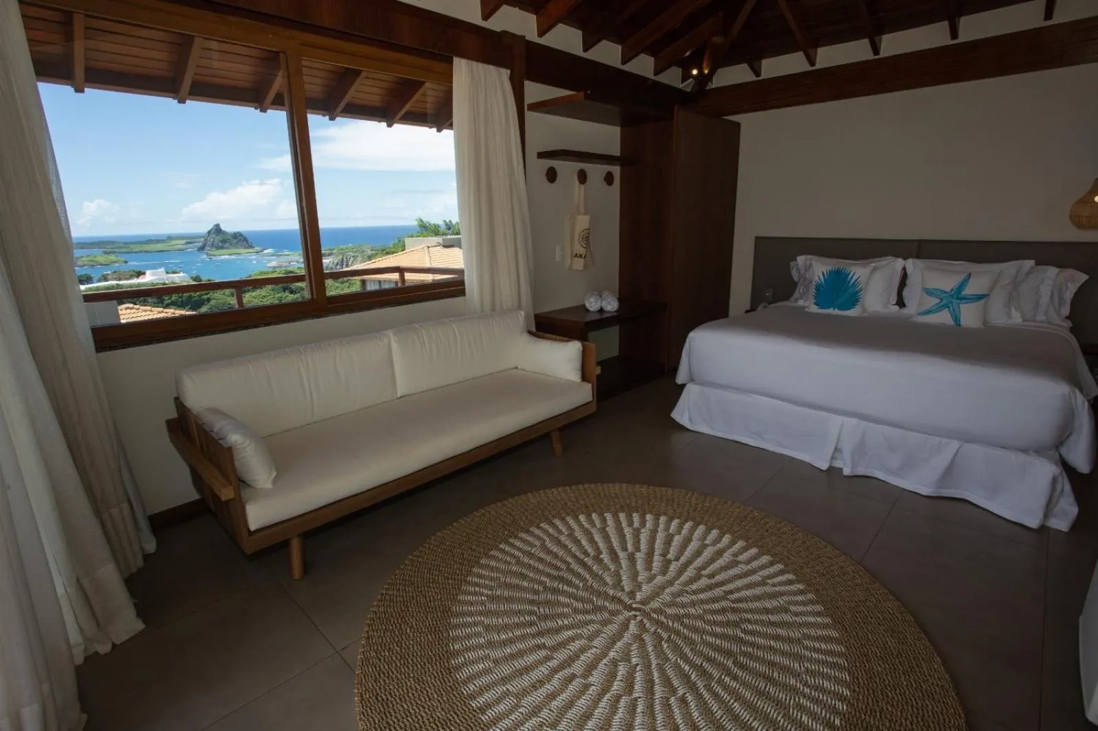 Bed in Pousada Ecológica Akanã