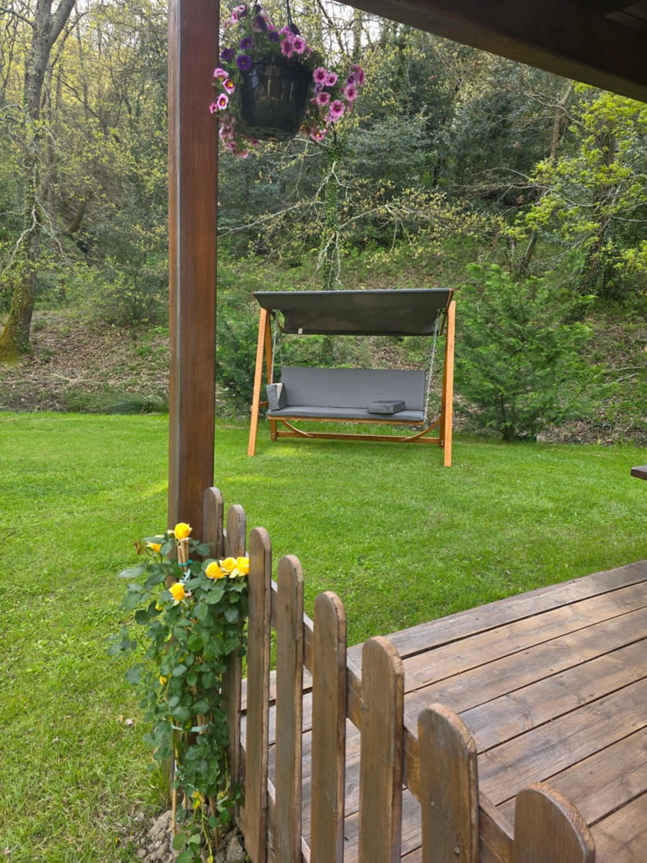 Garden view in Lebbiano Residence
