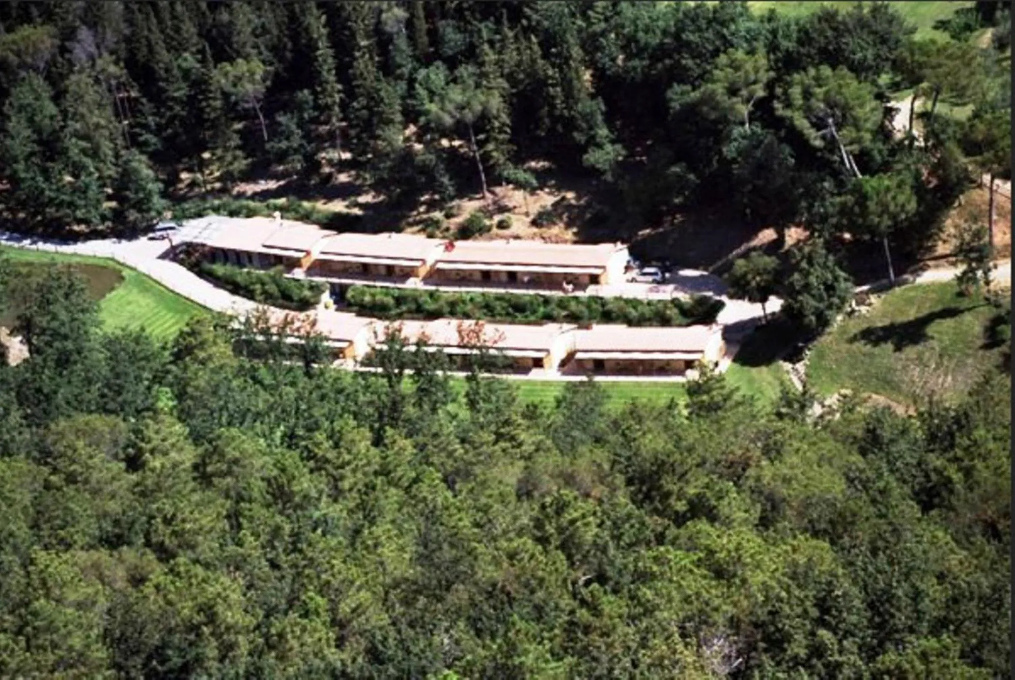 Bird's eye view in Lebbiano Residence