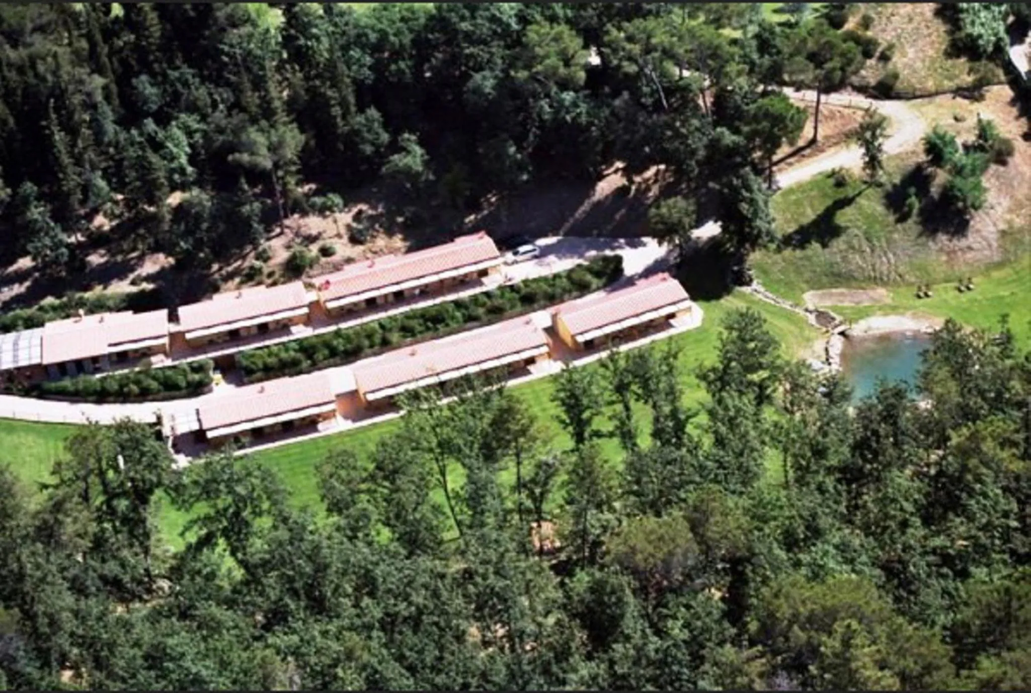 Bird's eye view in Lebbiano Residence