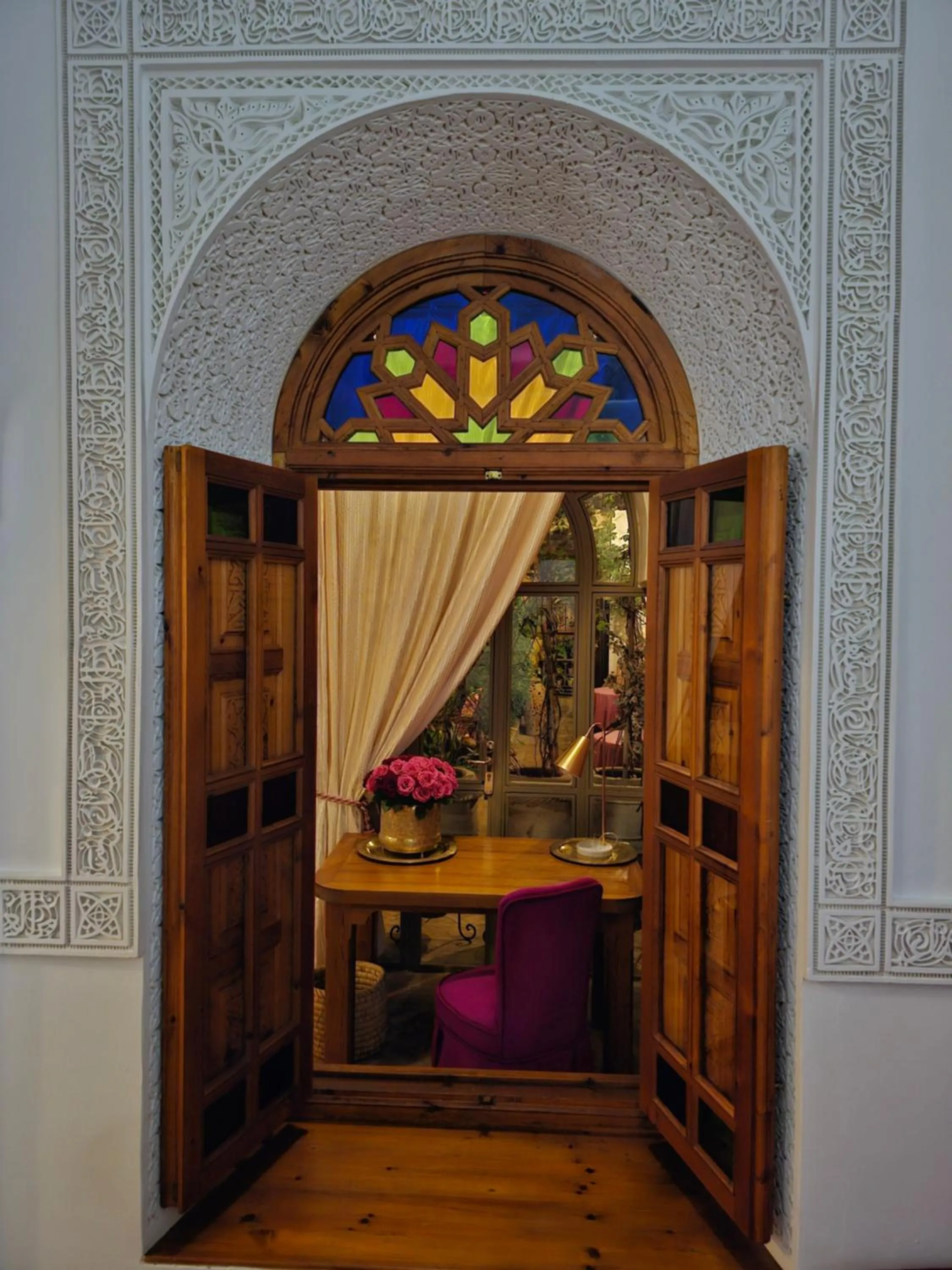 Decorative detail in Riad Jnane d'Ô