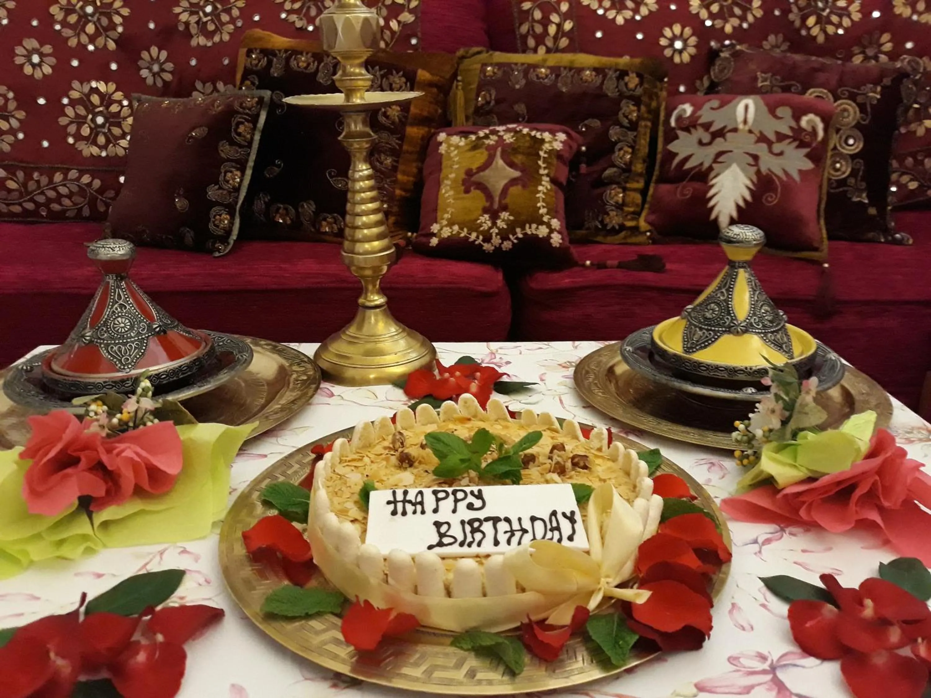 Living room in Riad Jnane d'Ô