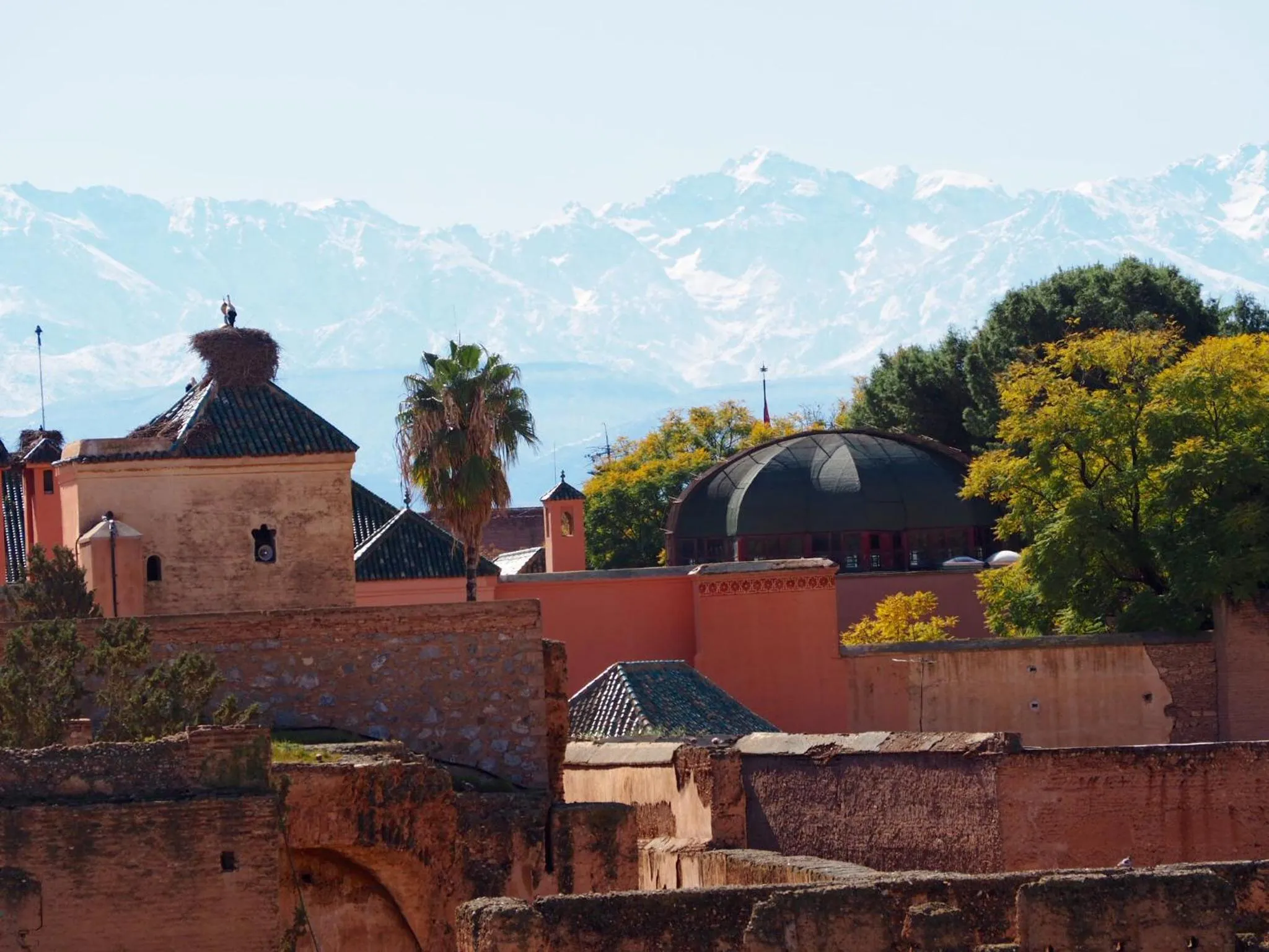 Mountain view in Riad Jnane d'Ô