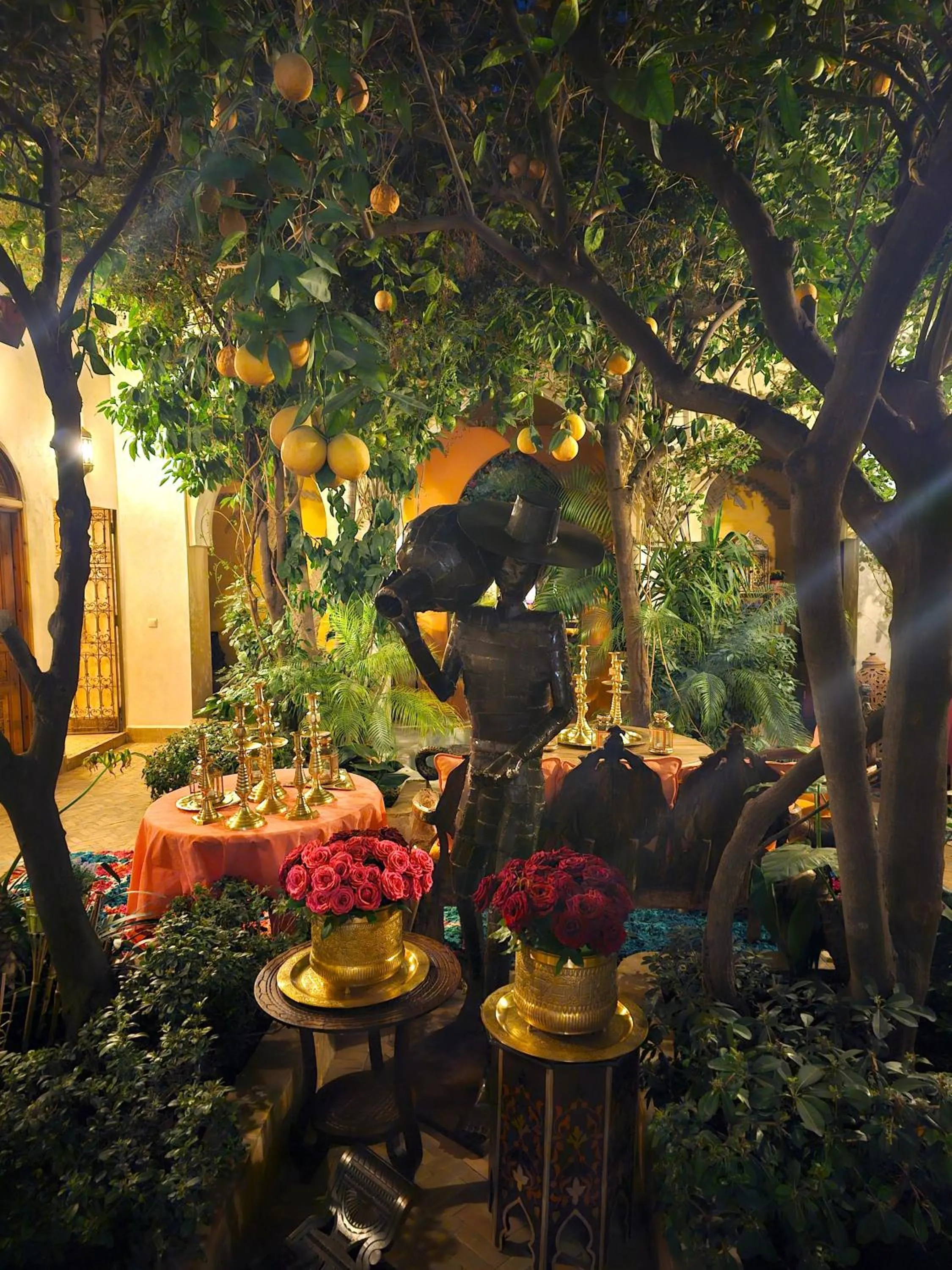 Patio in Riad Jnane d'Ô