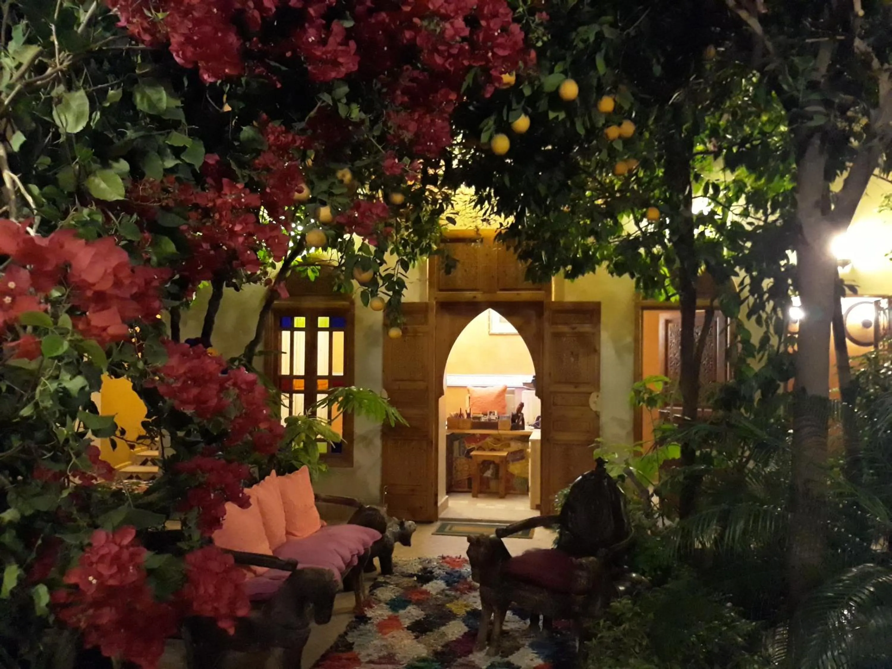 Patio in Riad Jnane d'Ô