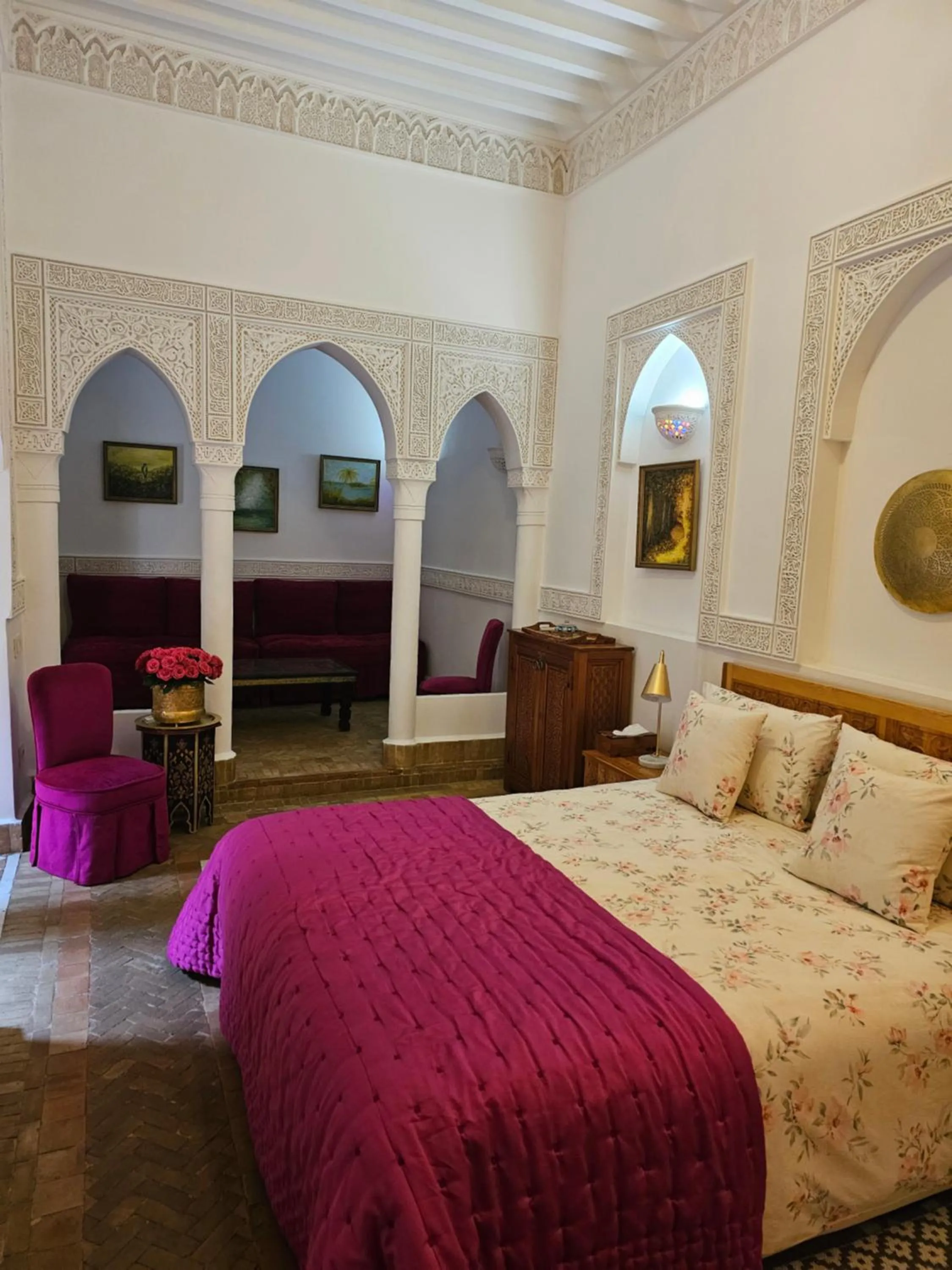 Bedroom, Bed in Riad Jnane d'Ô