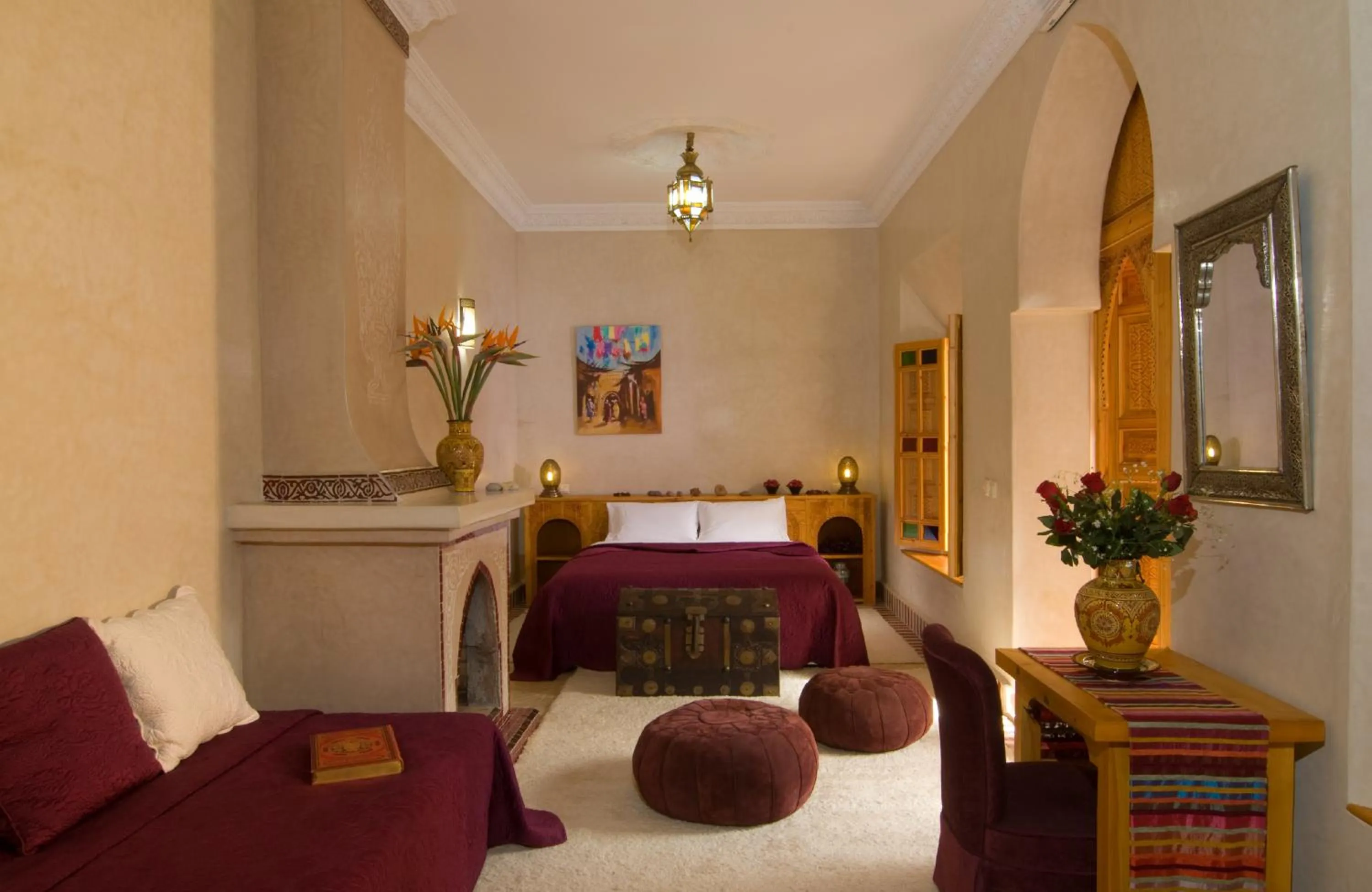 Bed in Riad Jnane d'Ô