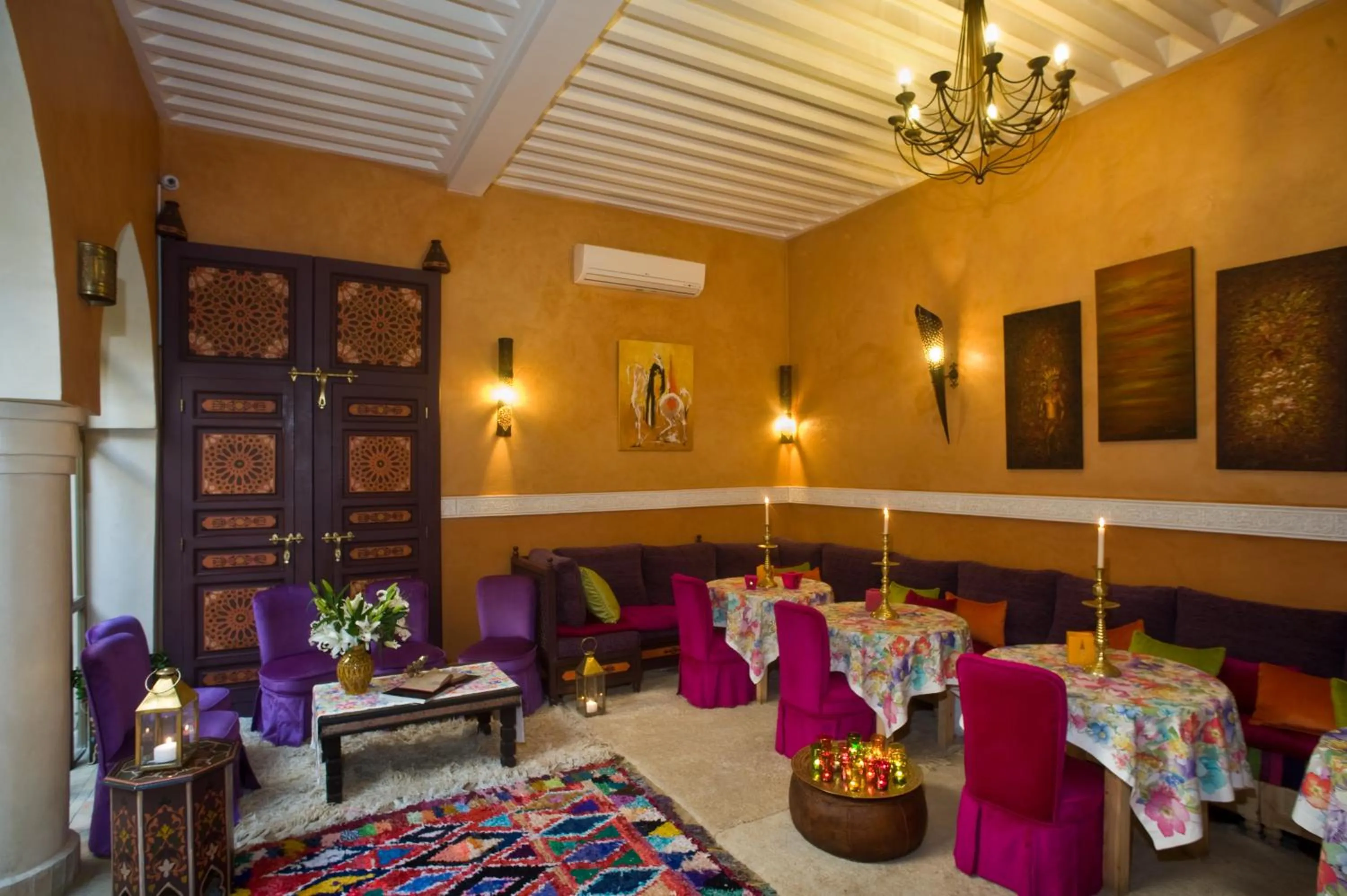 Living room in Riad Jnane d'Ô