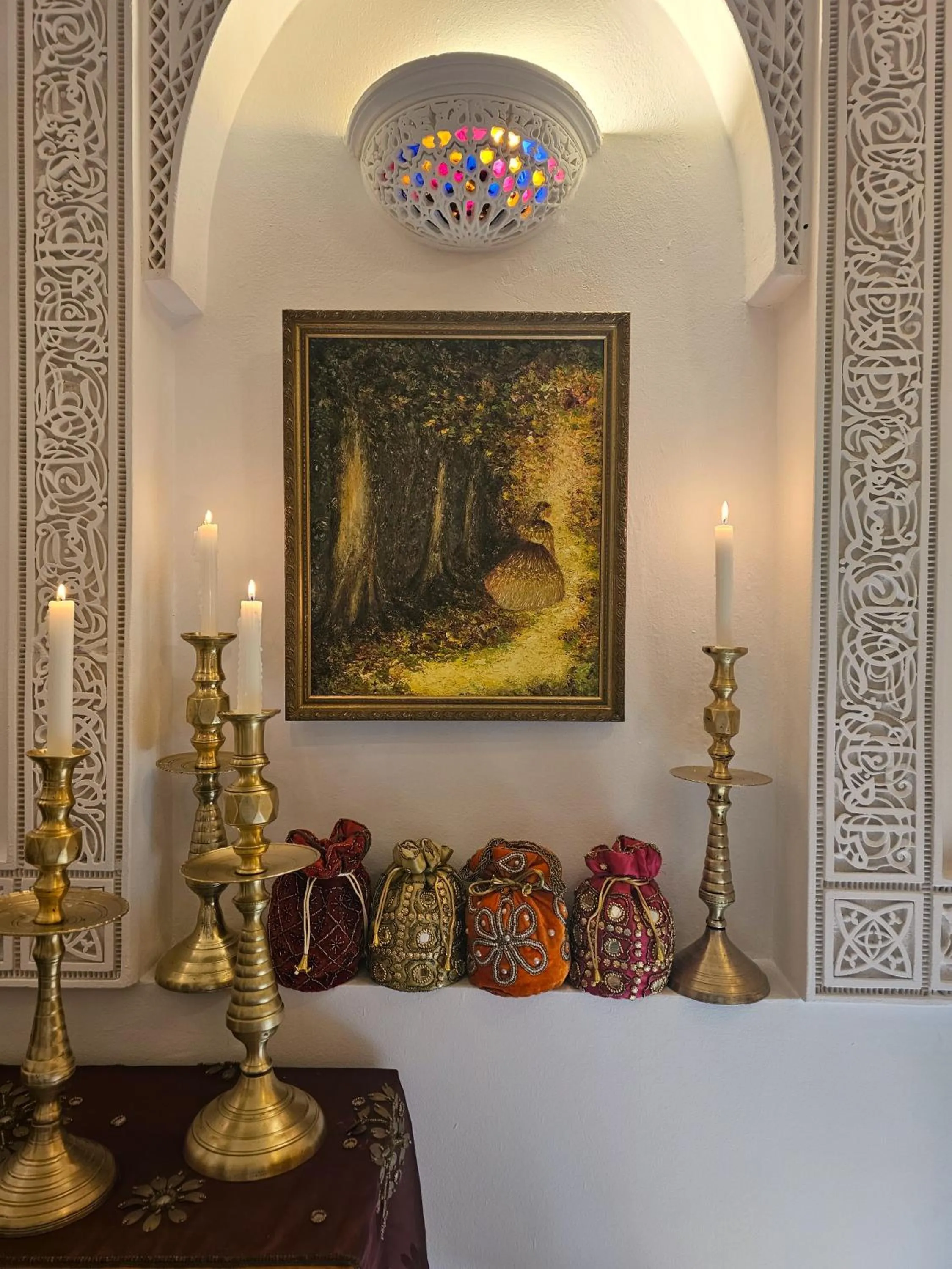 Decorative detail in Riad Jnane d'Ô