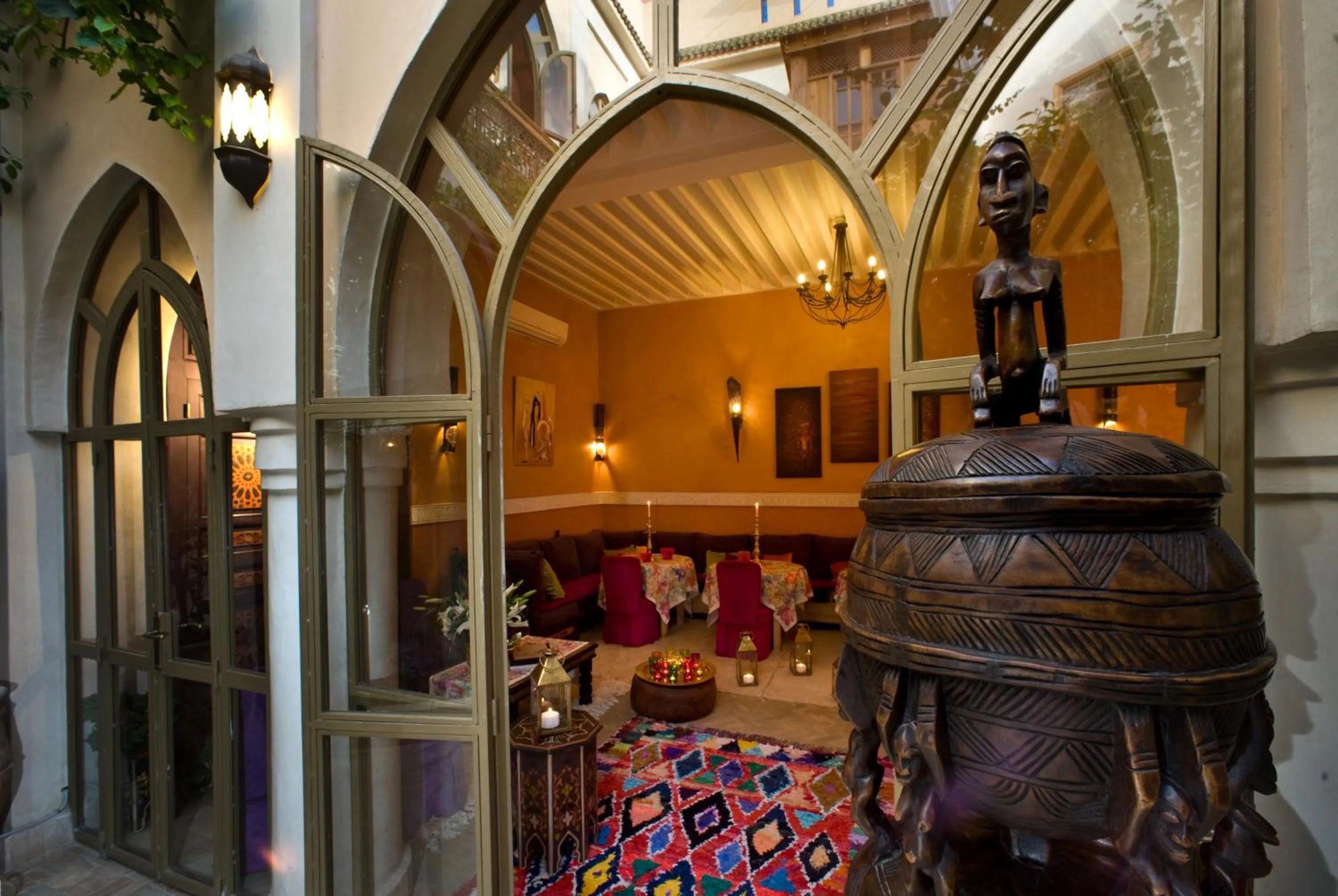 Living room in Riad Jnane d'Ô