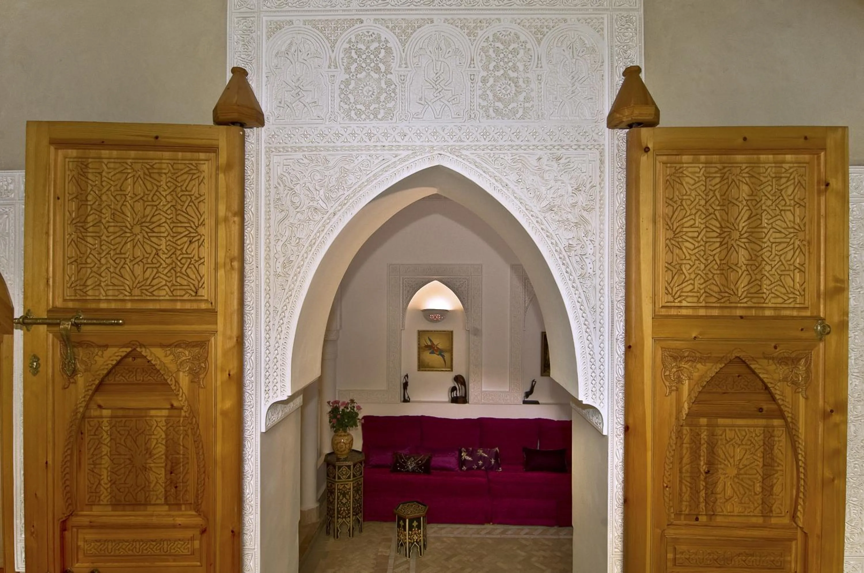 Decorative detail in Riad Jnane d'Ô