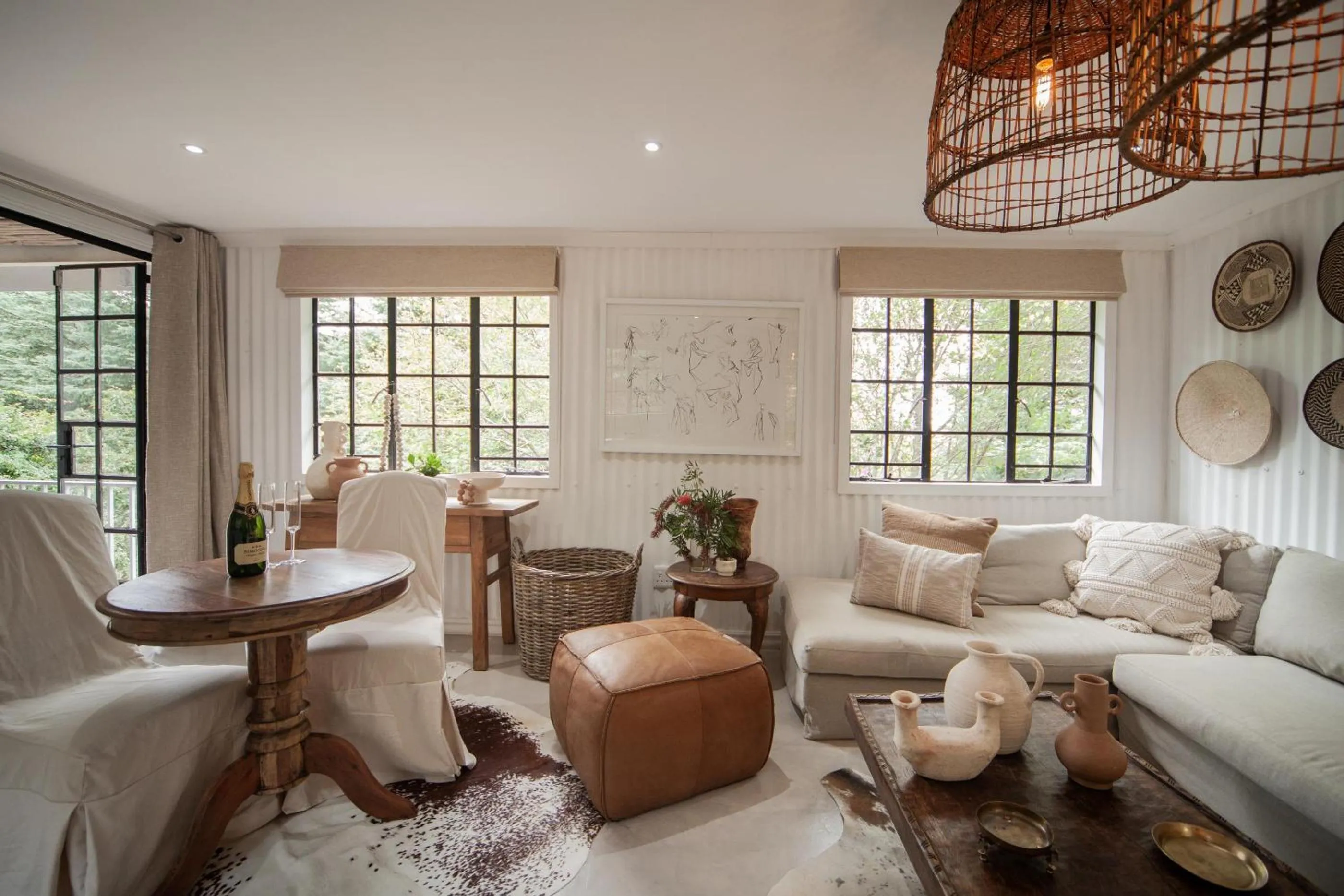 Seating area in Viewpoint Estate Accommodation