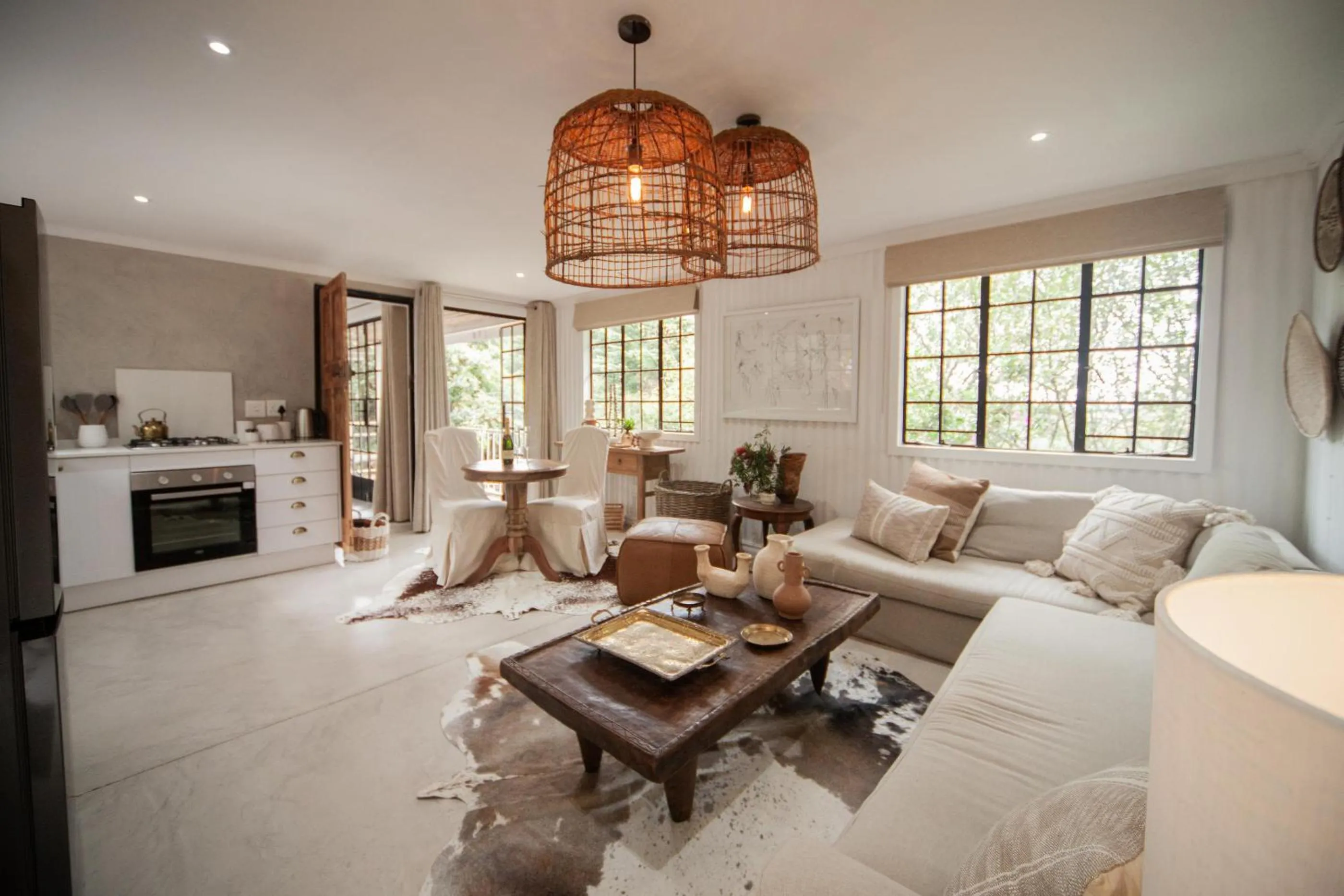 Living room in Viewpoint Estate Accommodation