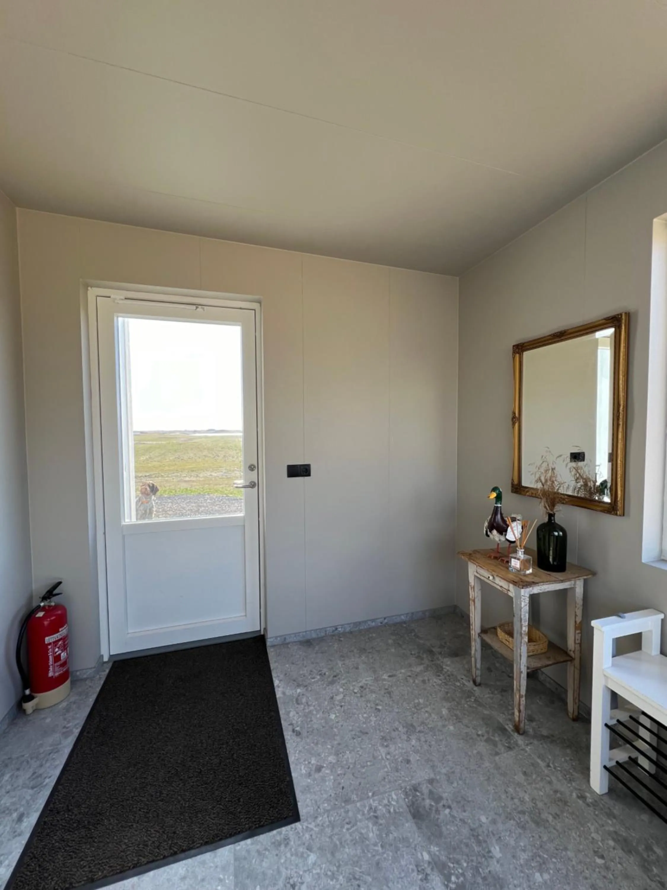 Facade/entrance in Sauðanes Guesthouse
