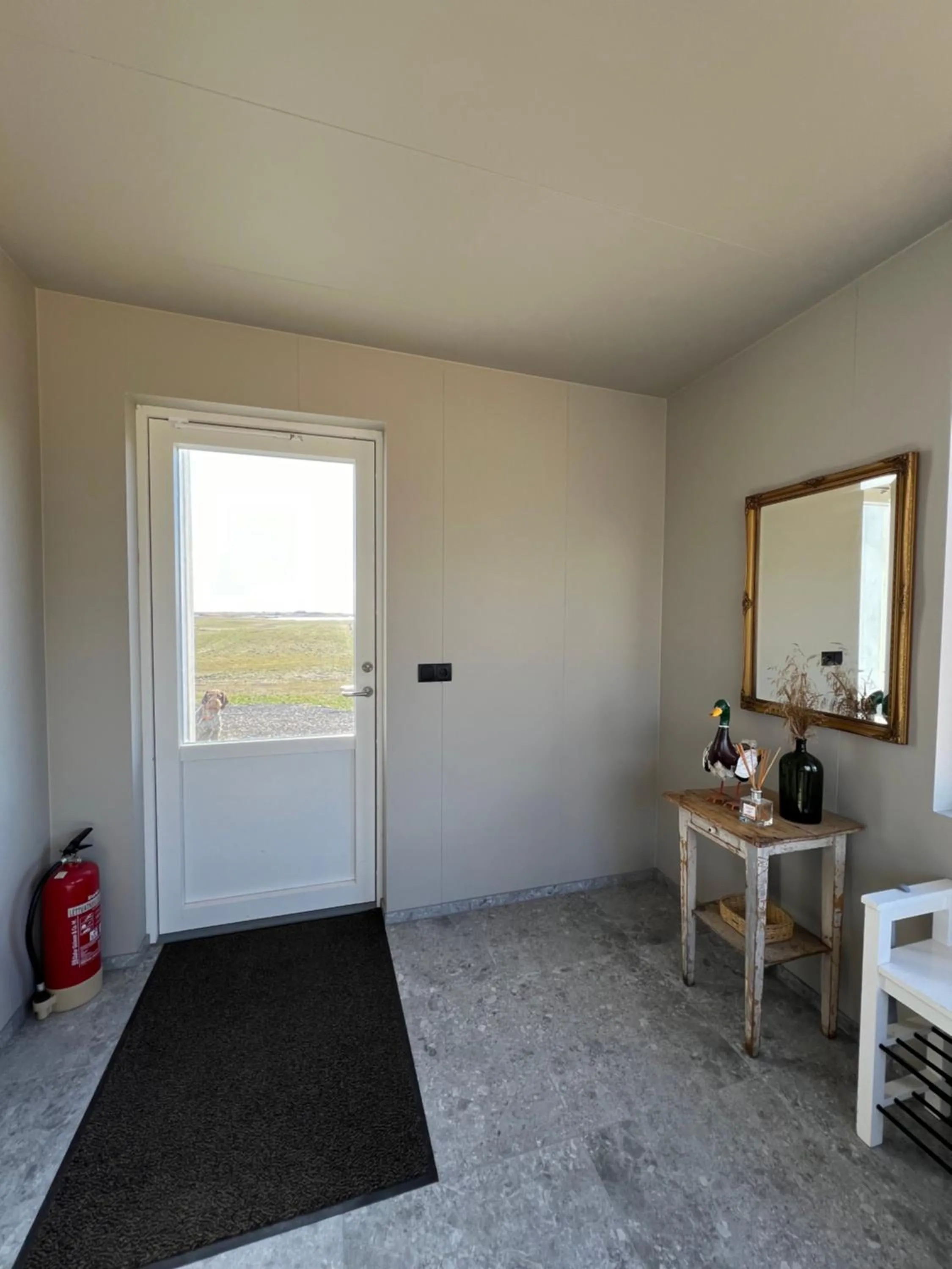 Facade/entrance in Sauðanes Guesthouse