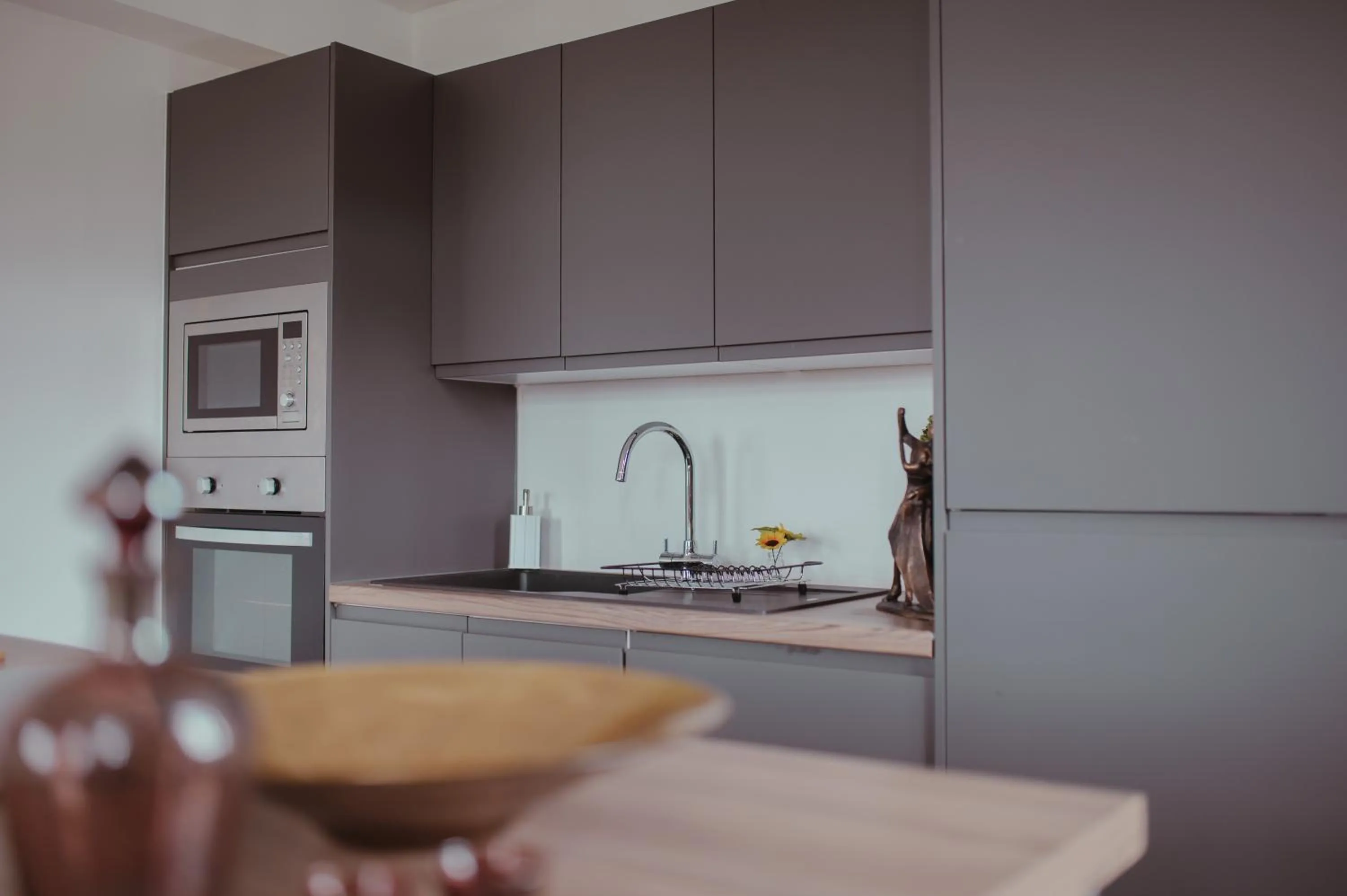 Kitchen or kitchenette in Bv Luxury Apartment Penthouse Conditioning House