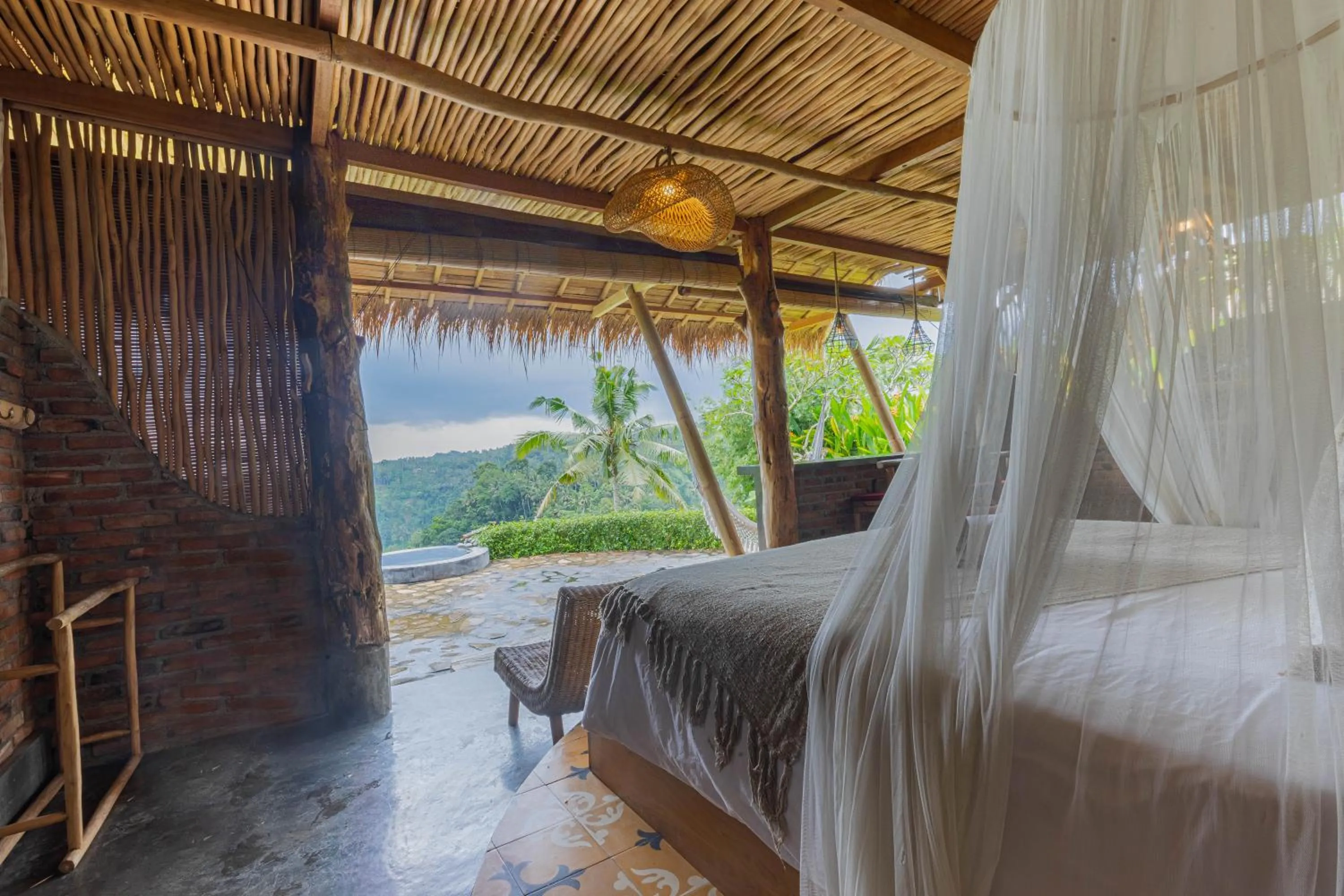 Patio, Bed in Shigar Livin Bali